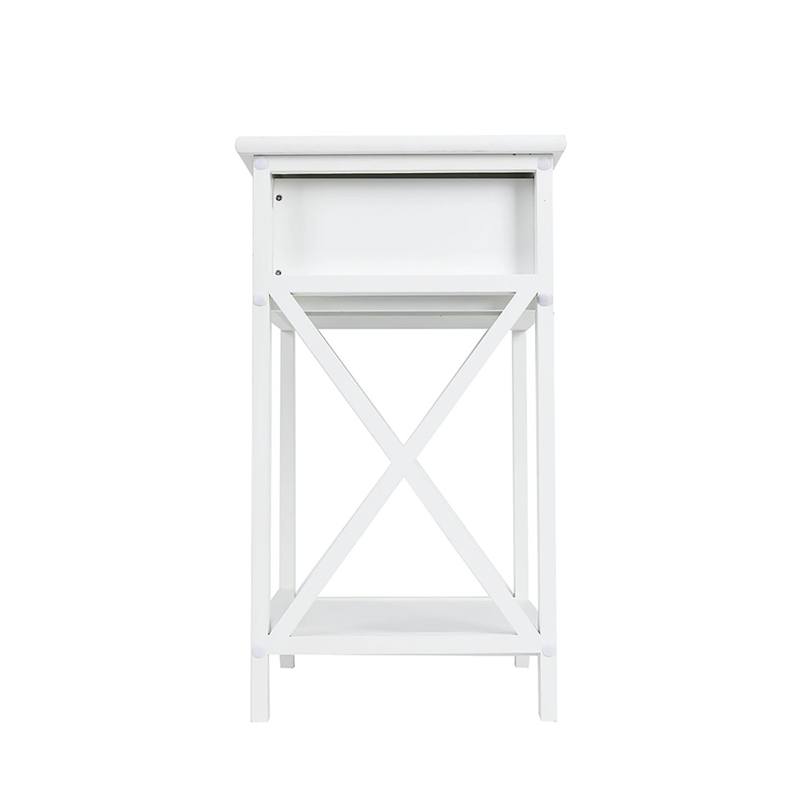 3 Levede Bedside Table - White, 3 of 3