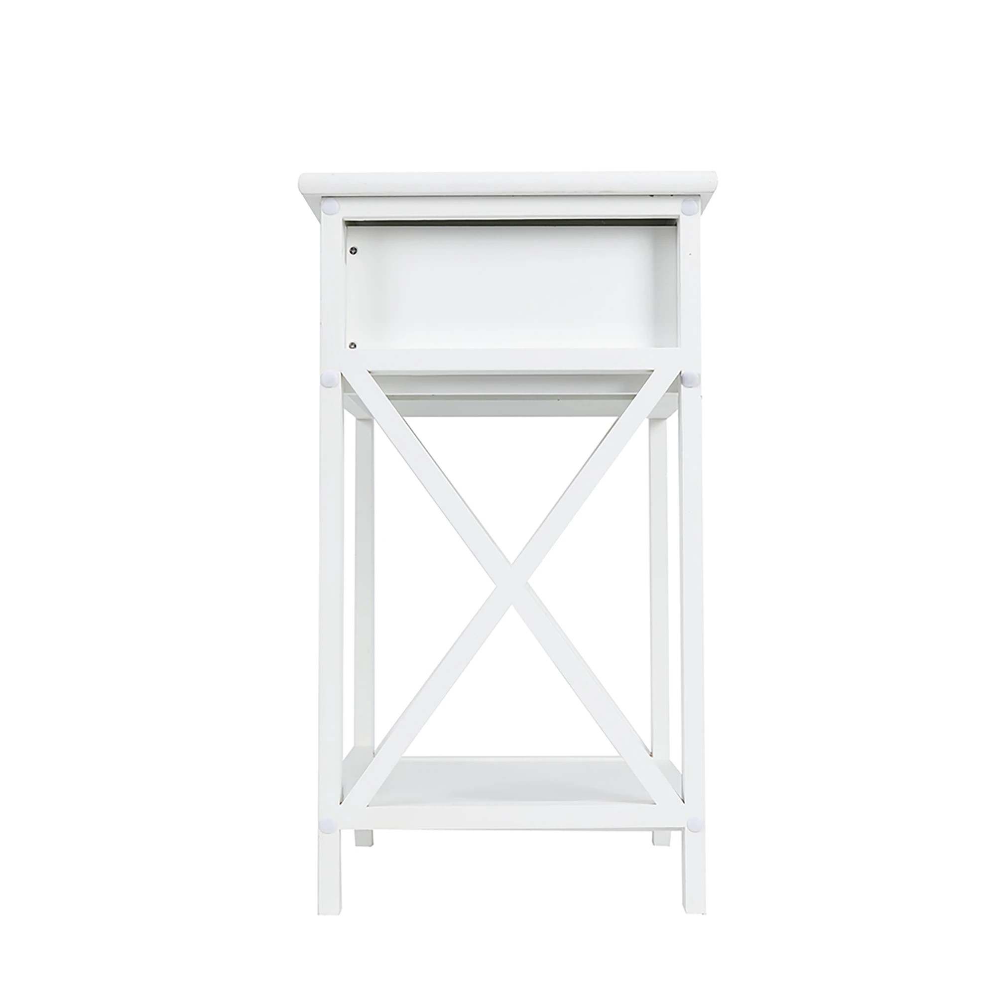 3 Levede Bedside Table - White, 3 of 3