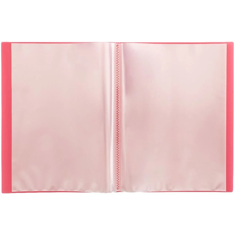 2 King Jim Fixed Display Book 20 Pockets Gloss Red, 2 of 3