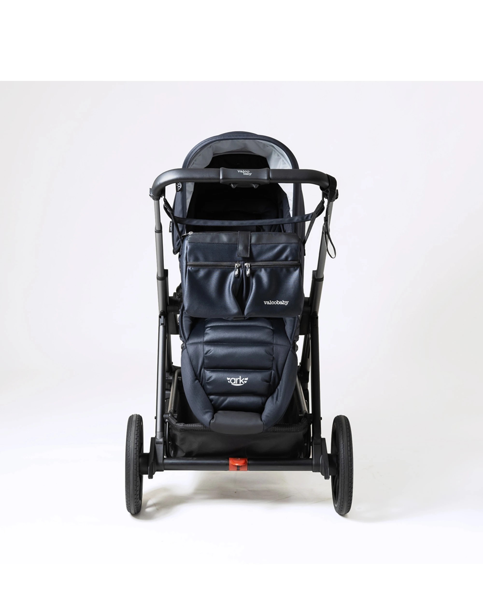 4 ValcoBaby Caddy Organiser Bag With Insulated Pockets For Ark Stroller Pram - Black, 4 of 4