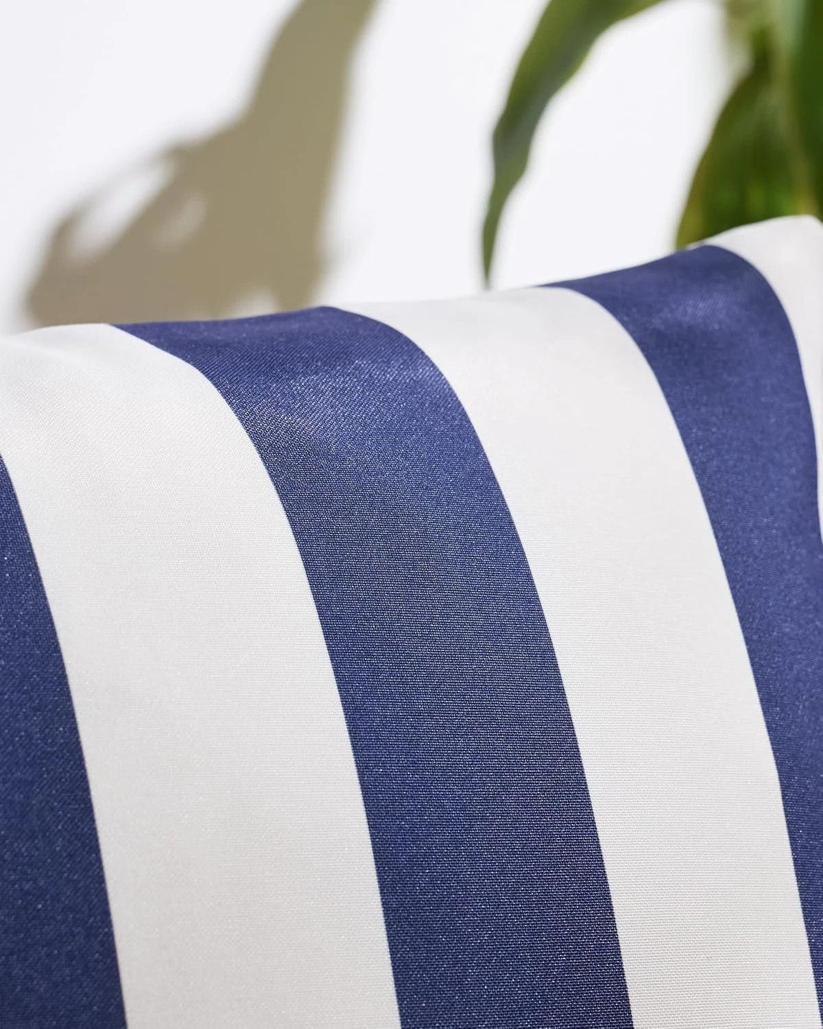 2 Gioia Casa 2-Pack Striped Outdoor Waterproof Cushion Covers - Navy Blue, 30x50cm, 2 of 4