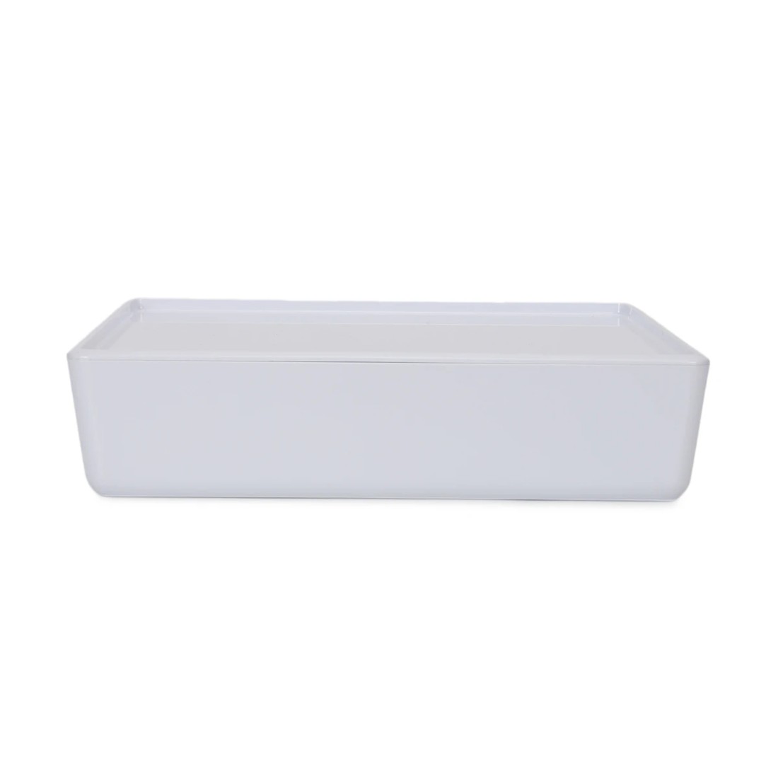 2 6L Smooth and Shiny Plastic Tub - White, 2 of 7