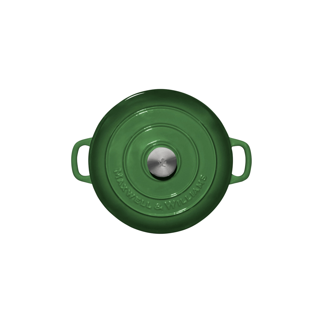 2 Maxwell & Williams Cast Iron Braiser 27cm 3.3l Braiser Pan - Durable Cookware
 - Green, 2 of 4