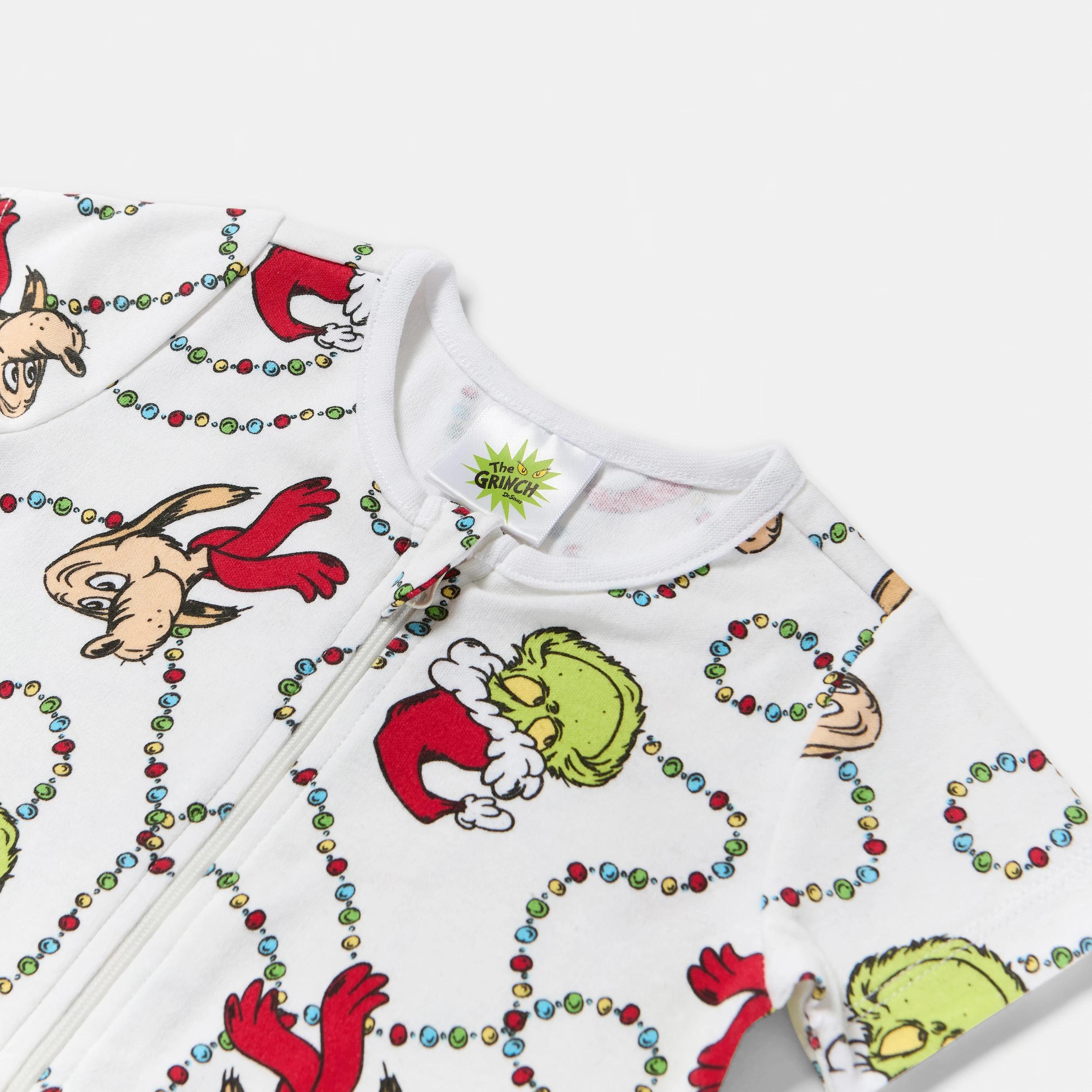 3 The Grinch License Christmas Family Matching Romper XMAS FAMILY GRINCH, 3 of 4