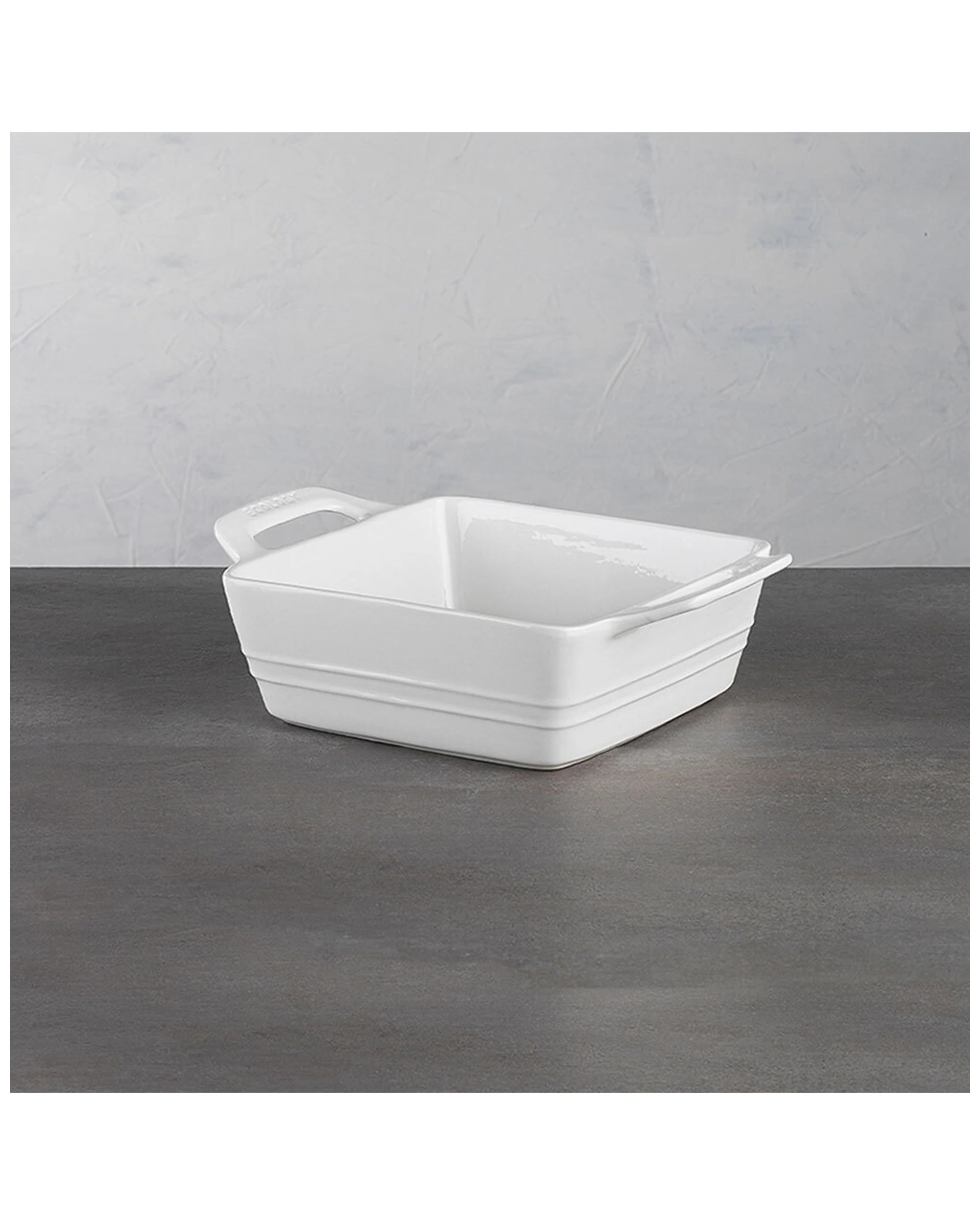 3 Ecology Signature Square 24cm Baker Porcelain Baking Oven Dish Bakeware White - White, 3 of 3