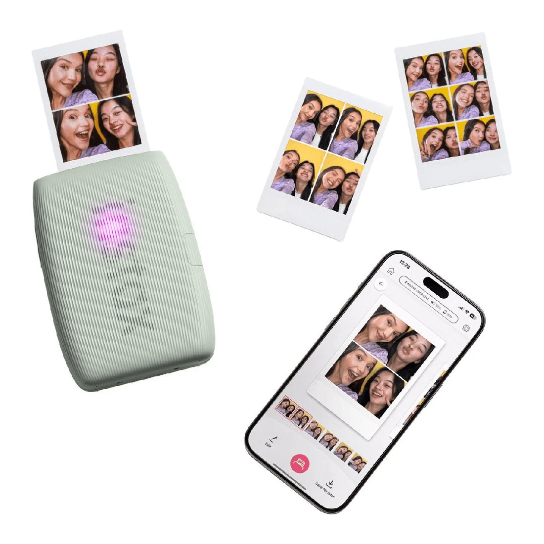 8 FujiFilm INSTAX mini Link 3 Instant Printer Sage Green, 8 of 10