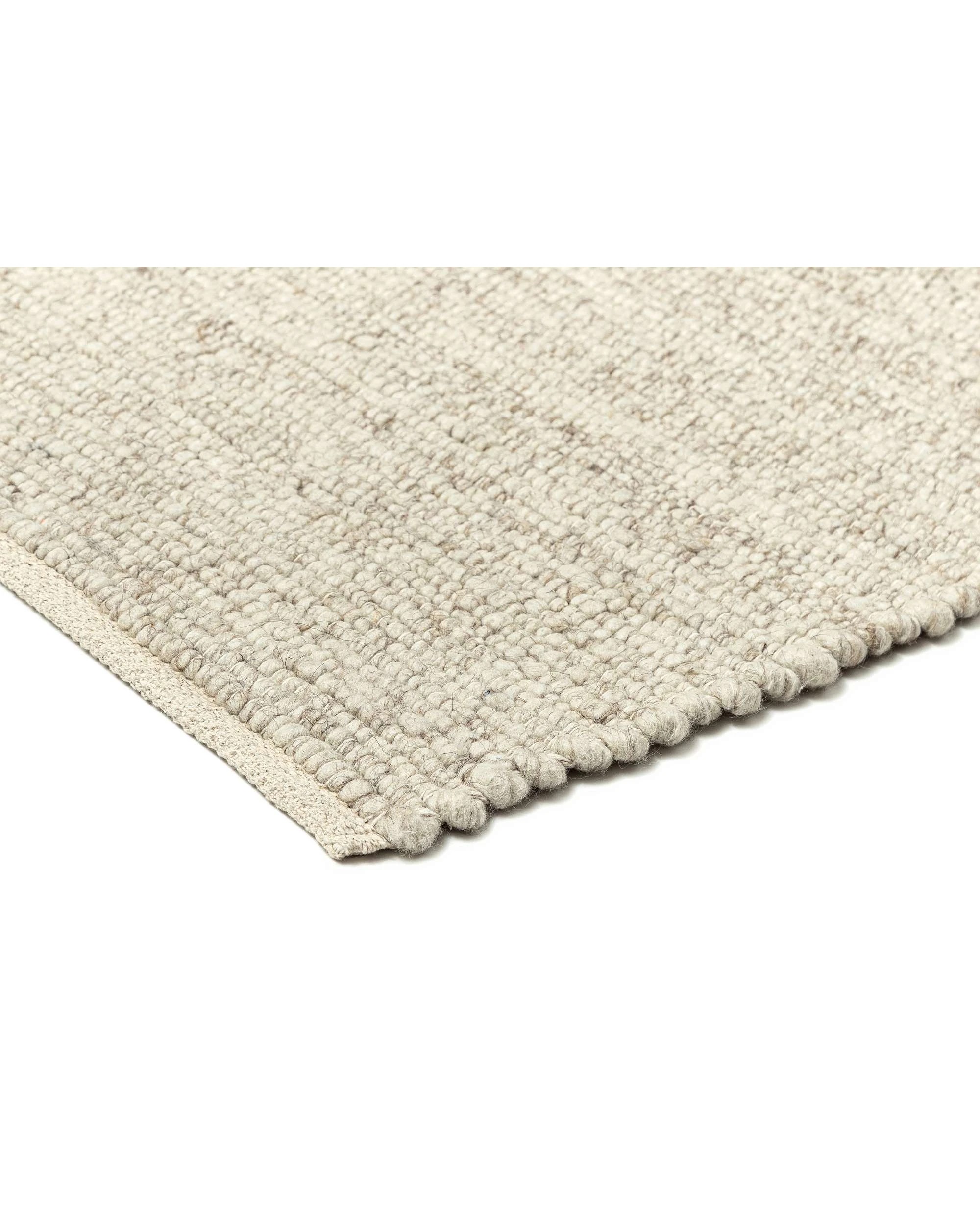 4 Loopsie Denver Neutral Marbled Wool Rug-230cm x 160cm - White, 4 of 8