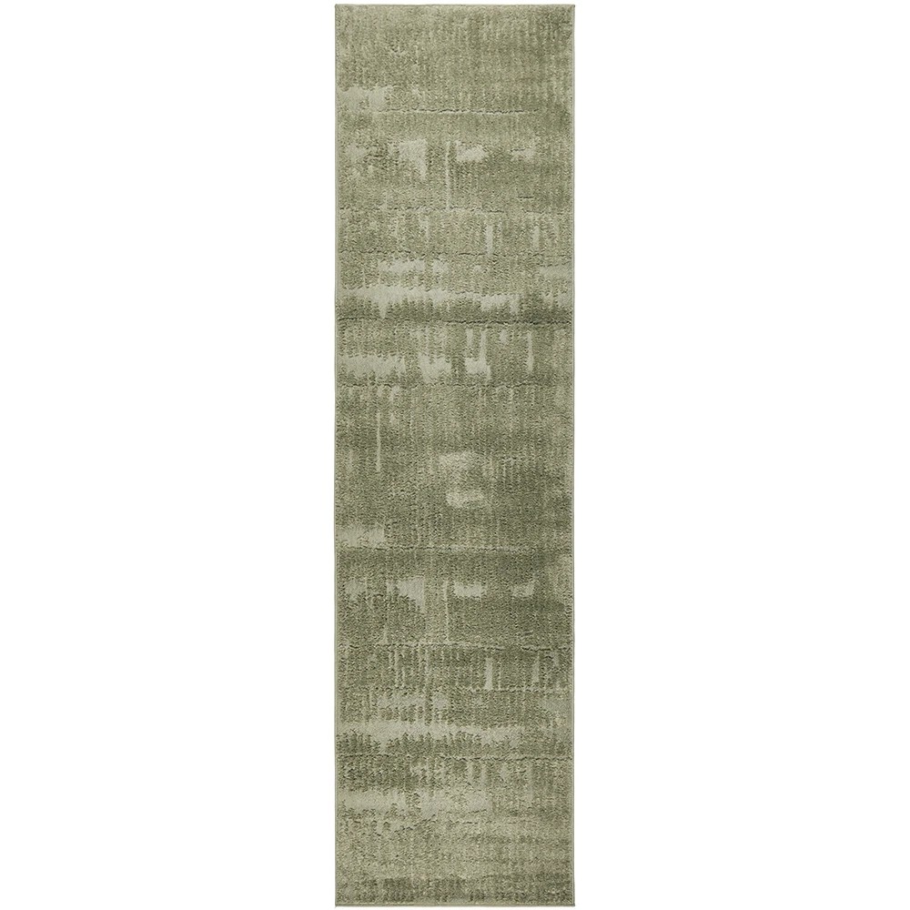 2 Common Ground Rugs Sanctuary Aliya 400x80cm Runner - Large Rug - Green, 2 of 7