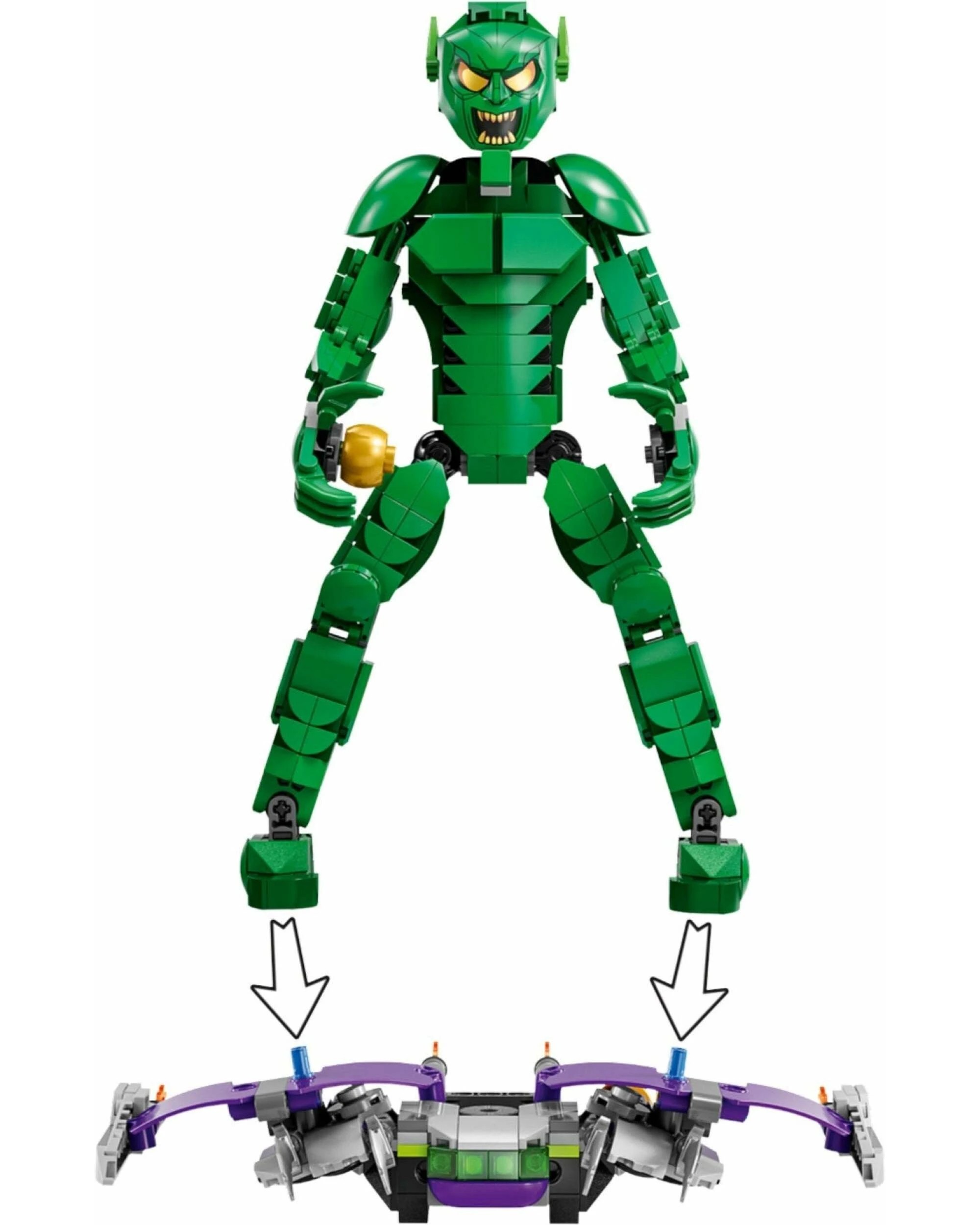 2 LEGO Marvel 76284 Green Goblin Construction Figure, 2 of 5