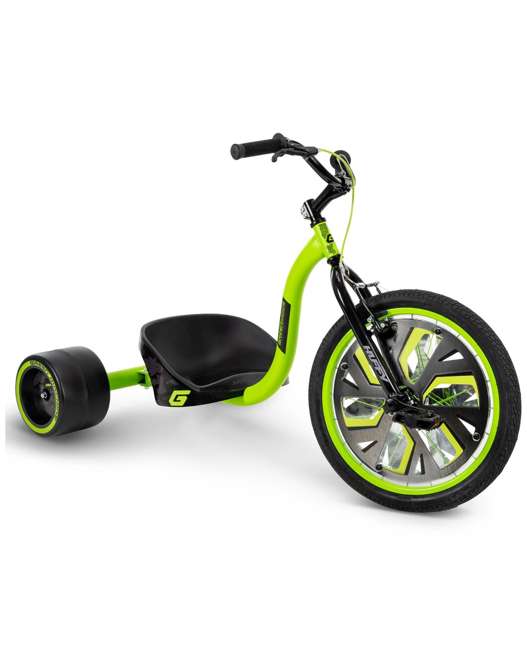 1 Plum Play 20 Inch Slider Drift Trike Steel Frame Linear Brake Aged 9 Years - Green, 1 of 9