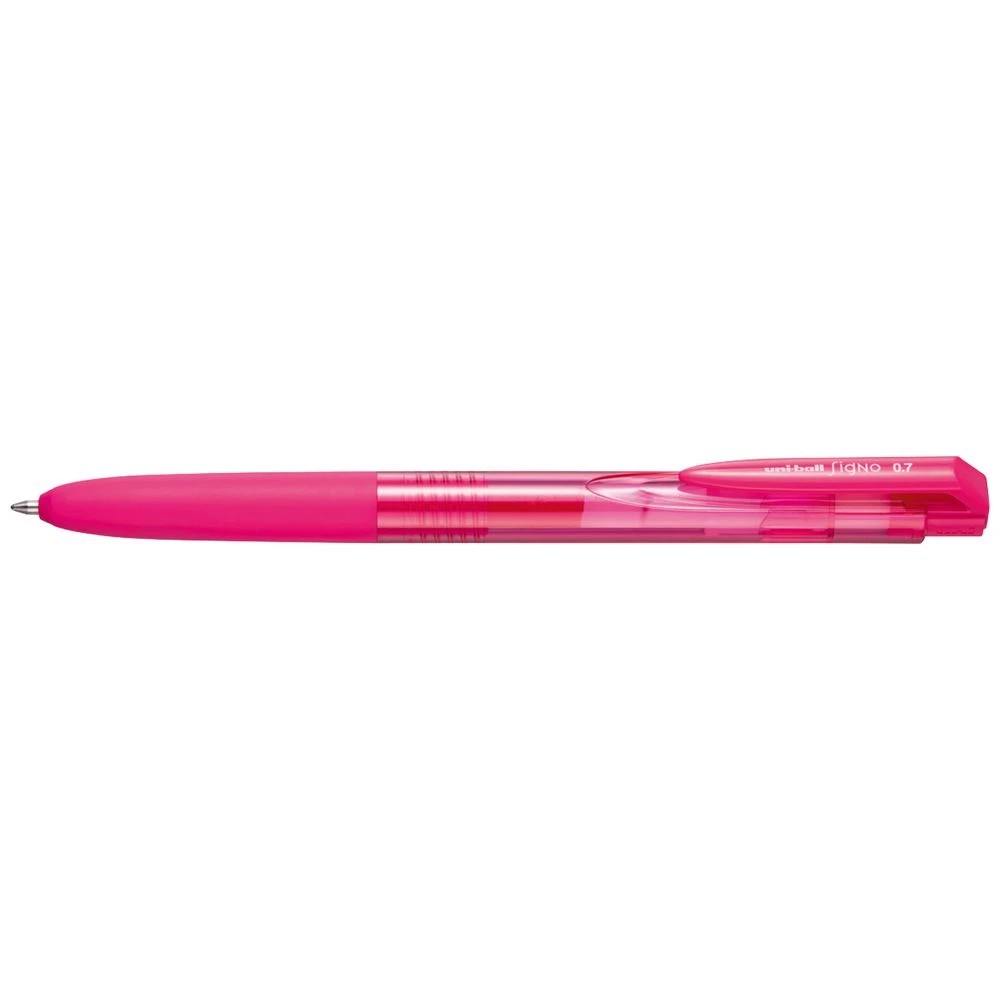 1 Uniball Signo RT1 Retractable Gel Pen 0.7mm Rose Pink, 1 of 1
