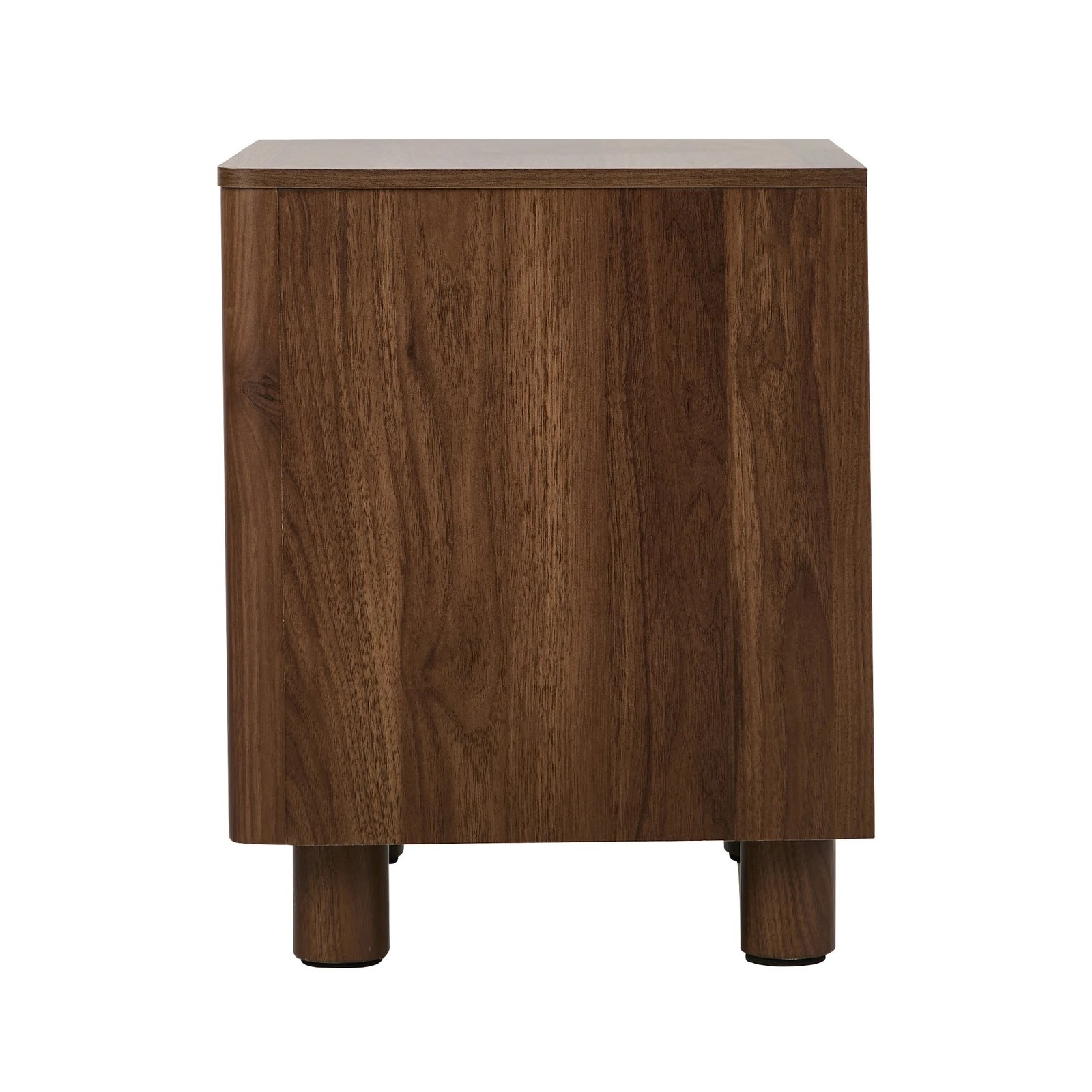 9 Oikiture Bedside Table 2 Drawers Storage Cabinet Nightstand Side Table - Brown, 9 of 9