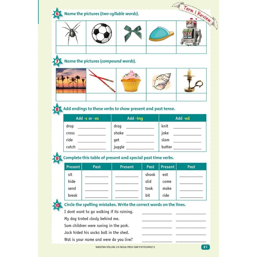 4 Targeting Spelling Activity Book Year 3, 4 of 6