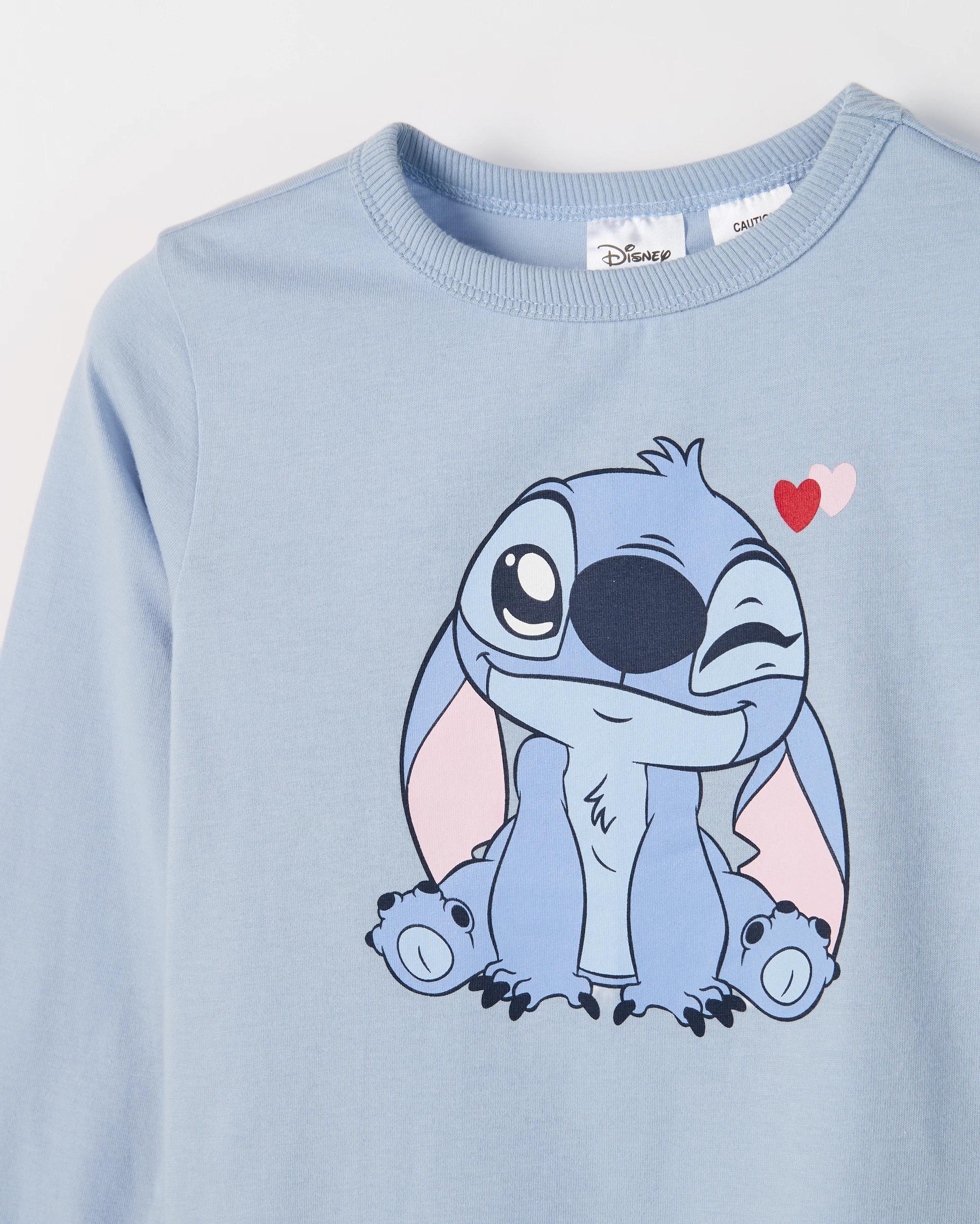 4 Disney Lilo & Stitch Australian Cotton Younger Girls Pyjama Set LILO & STITCH, 4 of 5