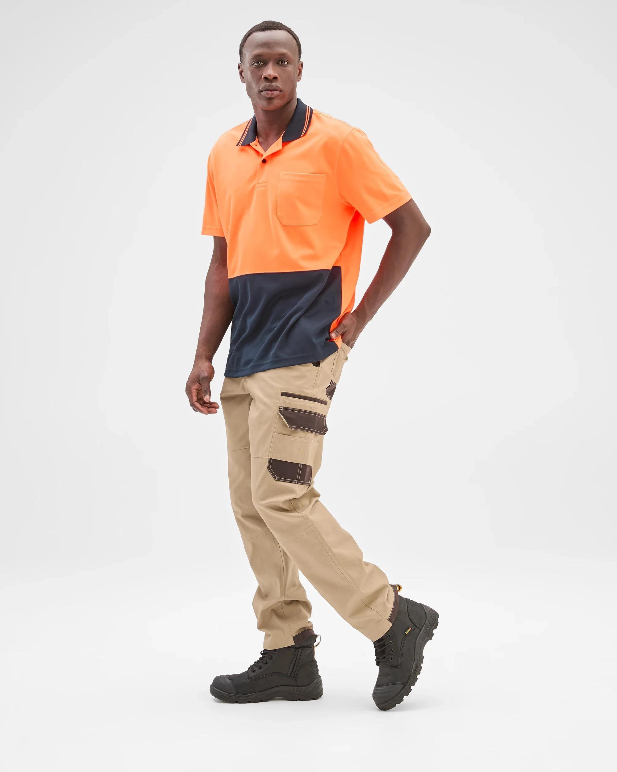 2 Australian Cotton Performance Cargo Pants - Graphite STONE, 2 of 5