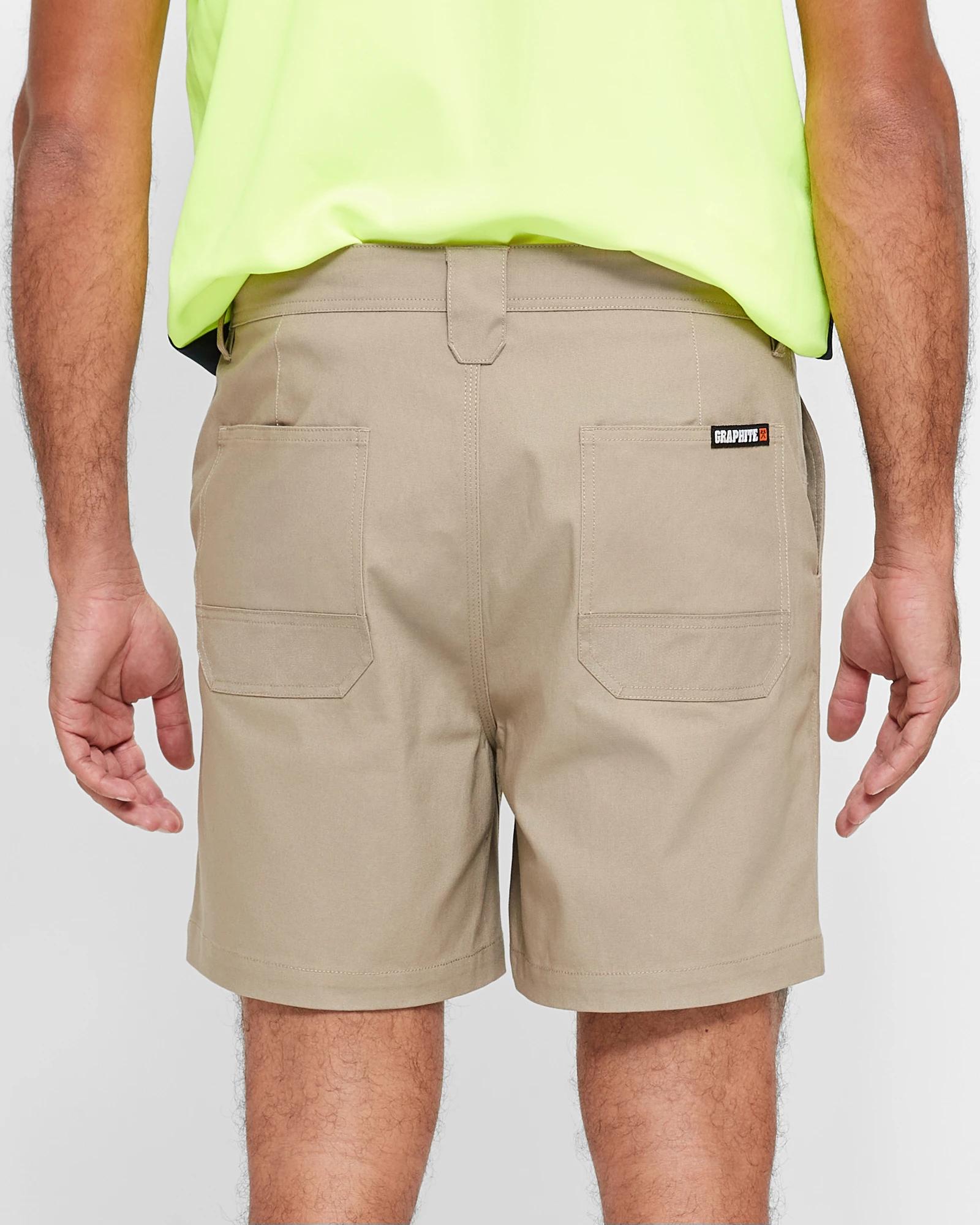 4 Graphite Work Shorts STONE, 4 of 5