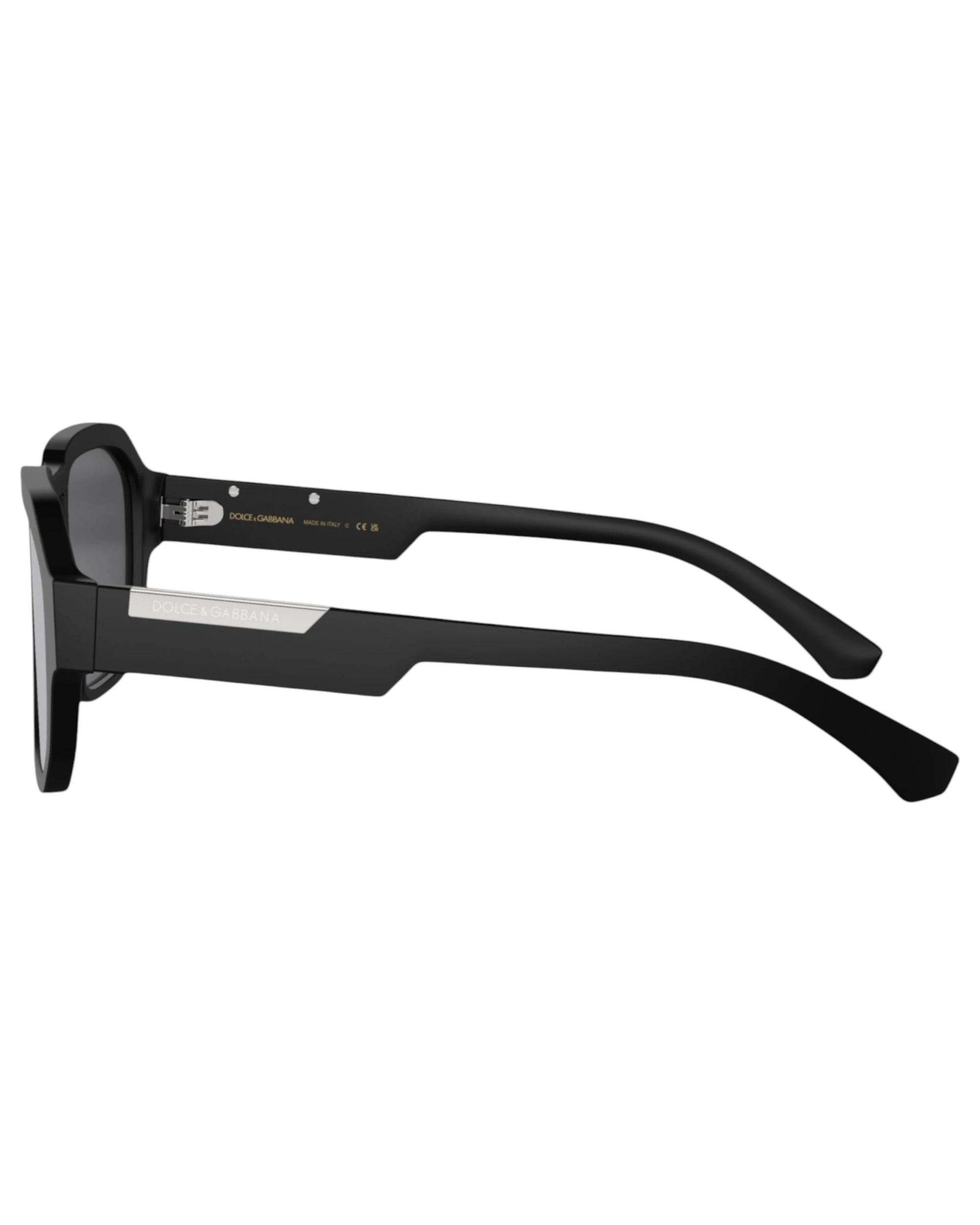 5 Dolce & Gabbana Mens Sunglasses DG4464 Matte Black/ Grey Mirror Sunnies MATTE BLACK/GREY, 5 of 5
