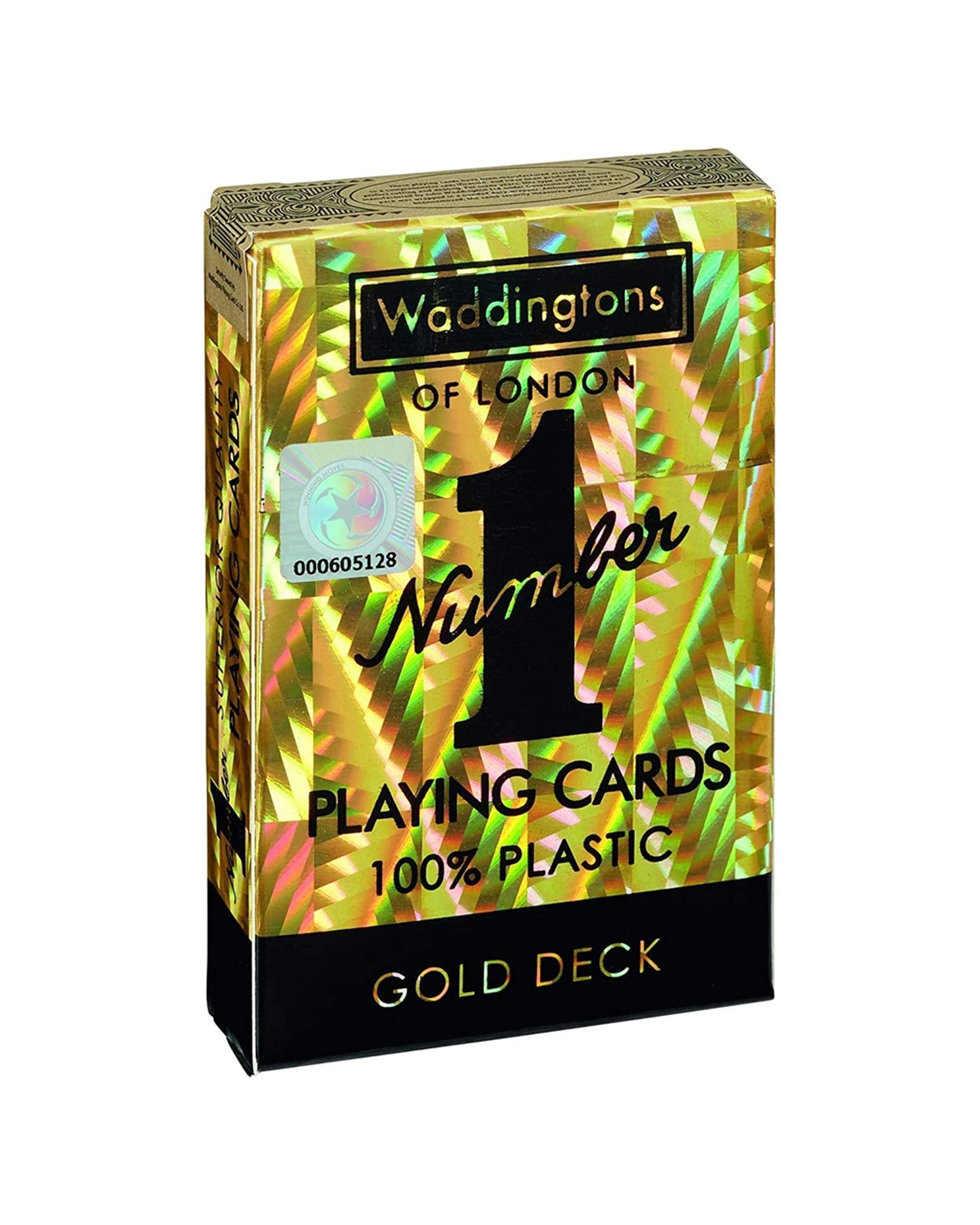 Waddingtons Edition Traditional Plastic Playing Cards 2 Pack - Gold - Kmart