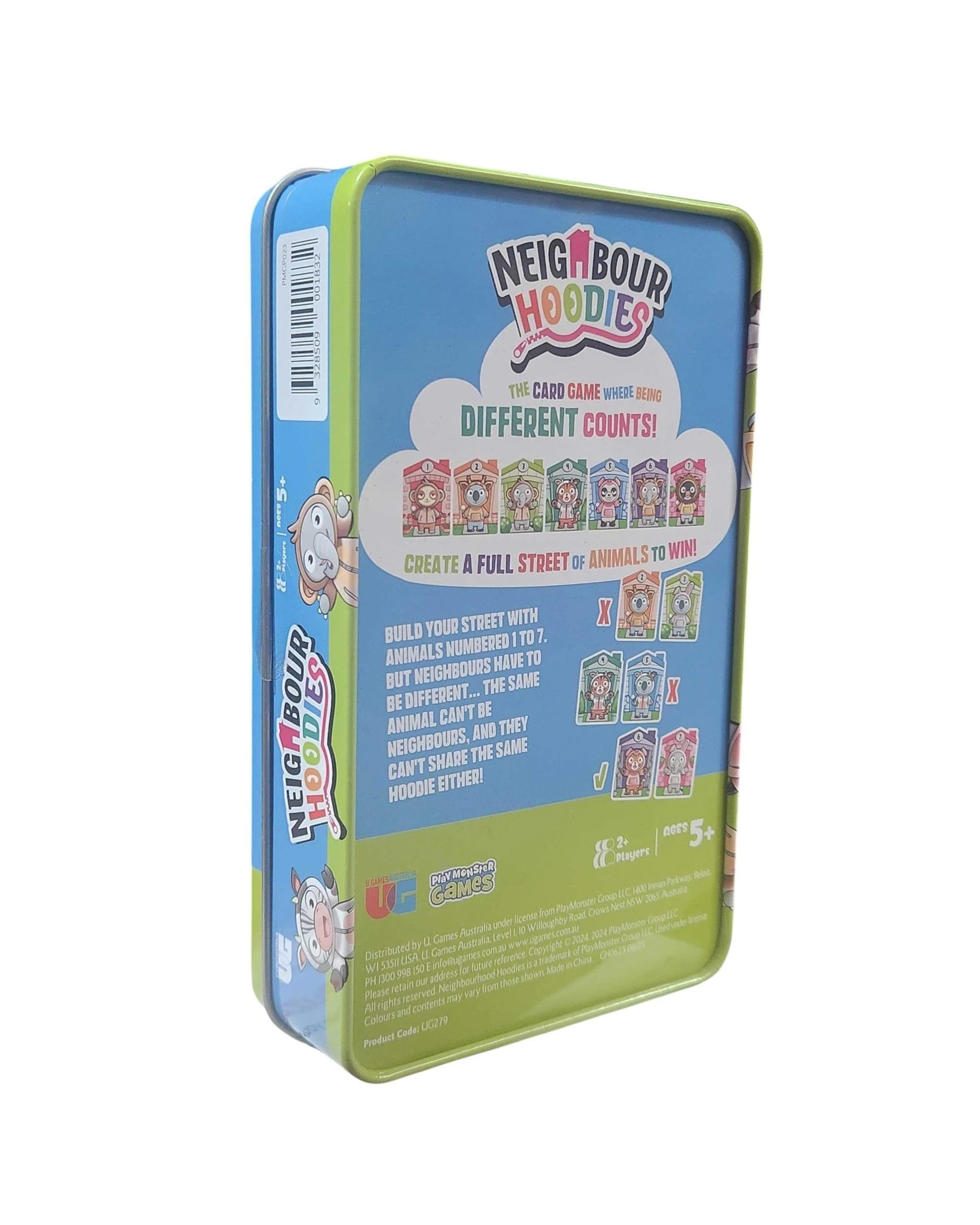 5 Neighbour Hoodies Card Game Tin, 5 of 5