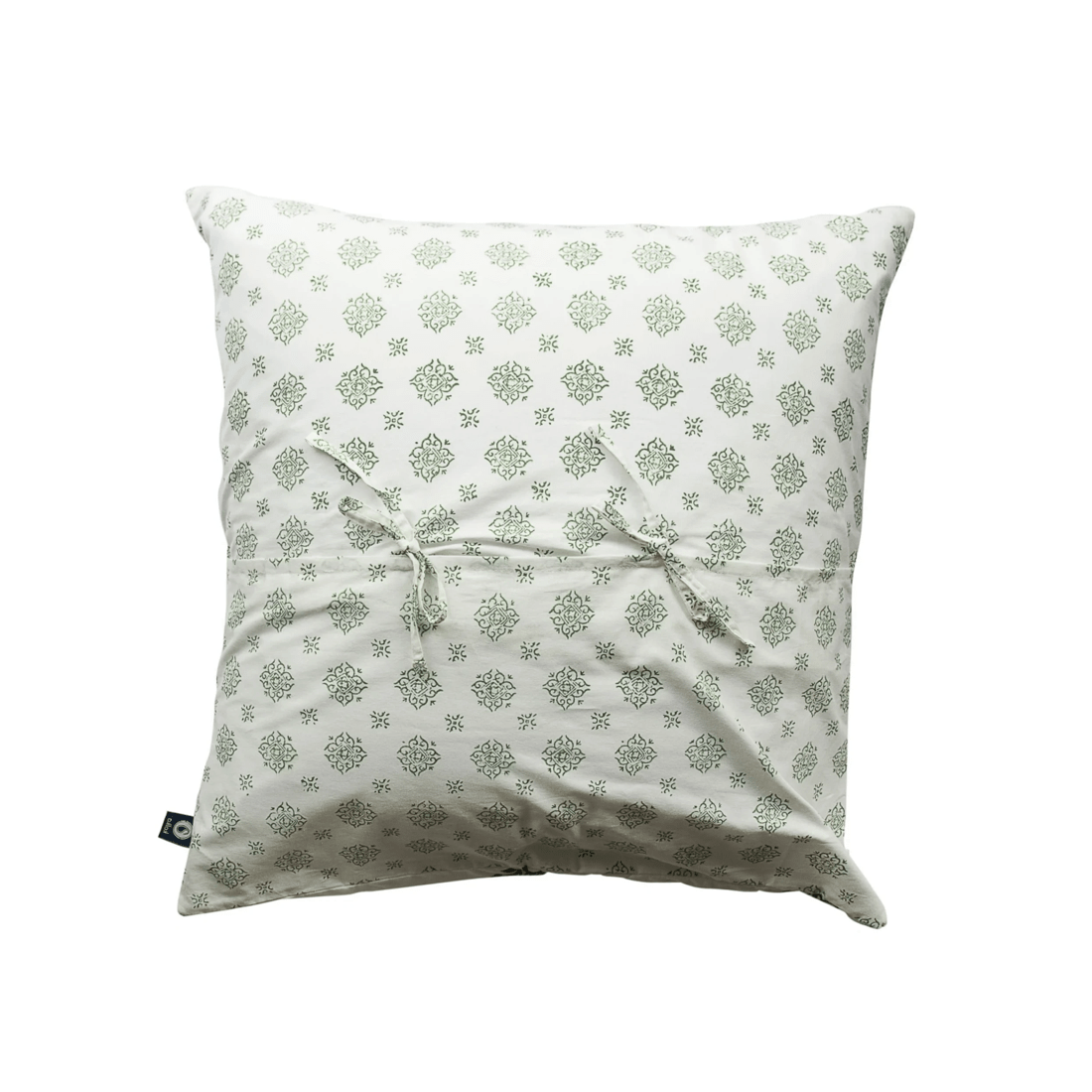 2 Kolka Iris Quilted Euro Sham Set Super Quality Cotton Quilted Front - Green, 2 of 5