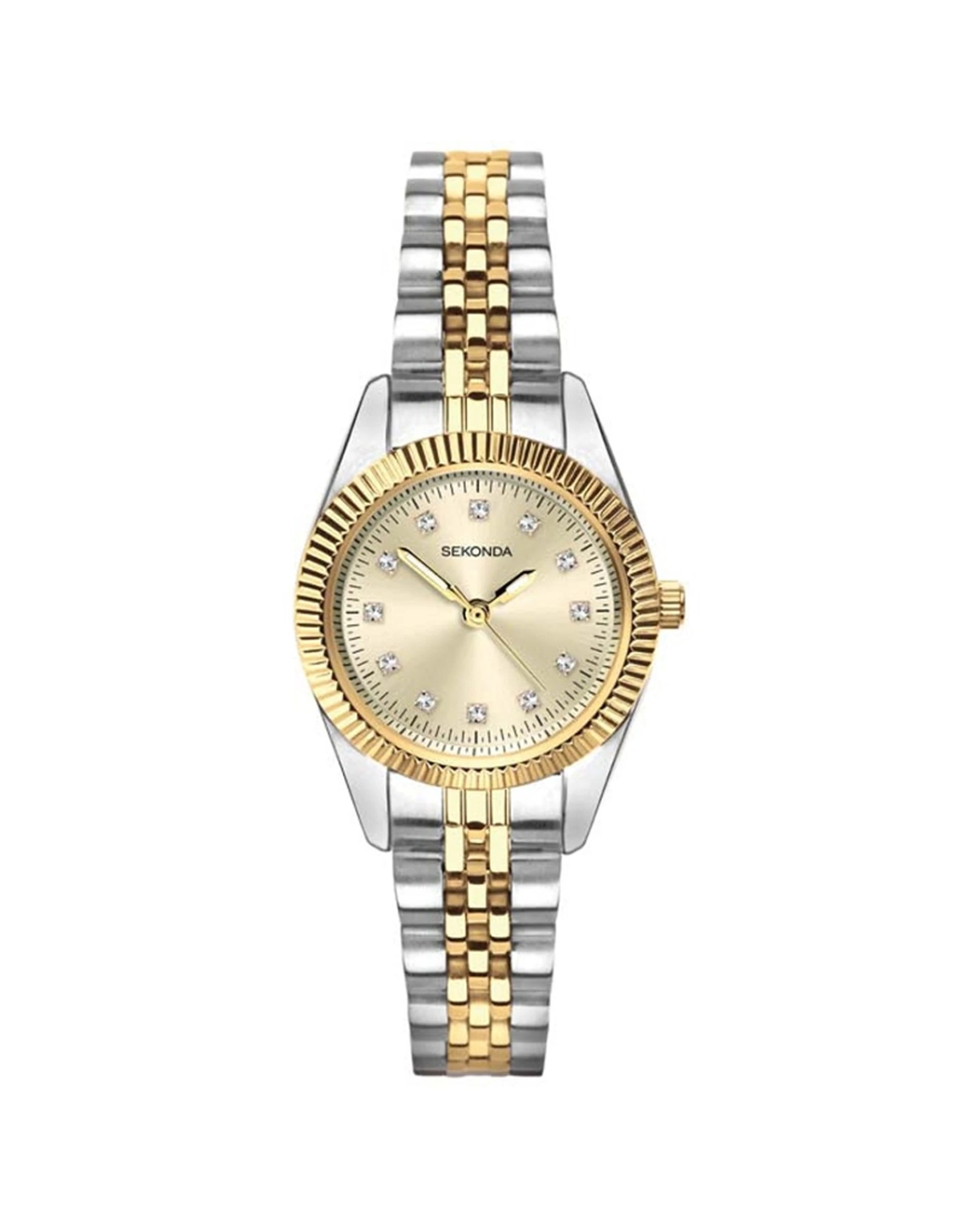 1 Sekonda Women's Francis Watch Gold Silver Two-Tone Metal Bracelet 26mm 30m Water Resistant, 1 of 2