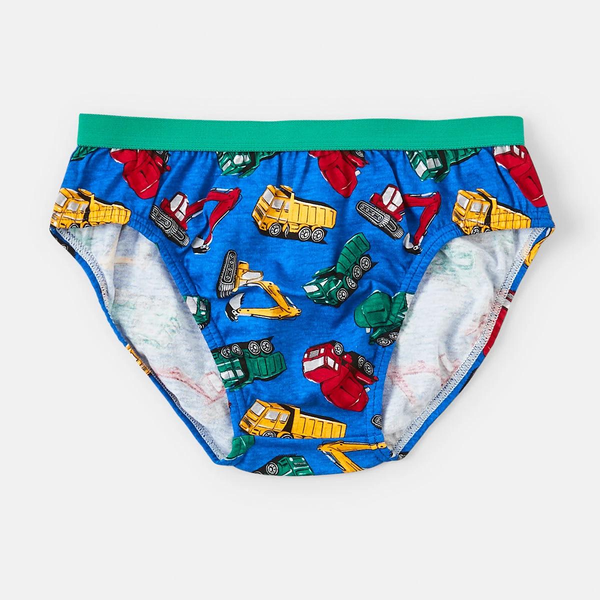 7 7 Pack Print Briefs Dino Truck, 7 of 10