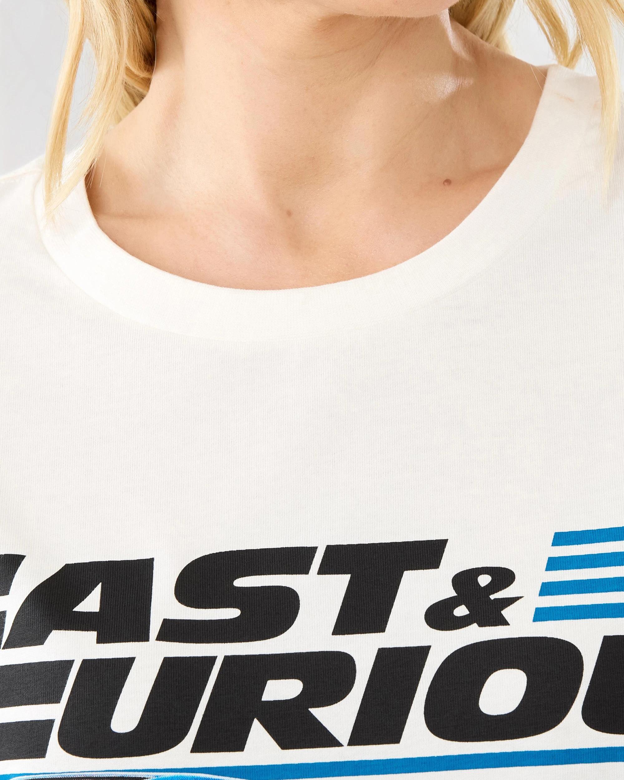 5 Fast & Furious License Short Sleeve Oversized Chopped T-shirt Ffwomens, 5 of 8