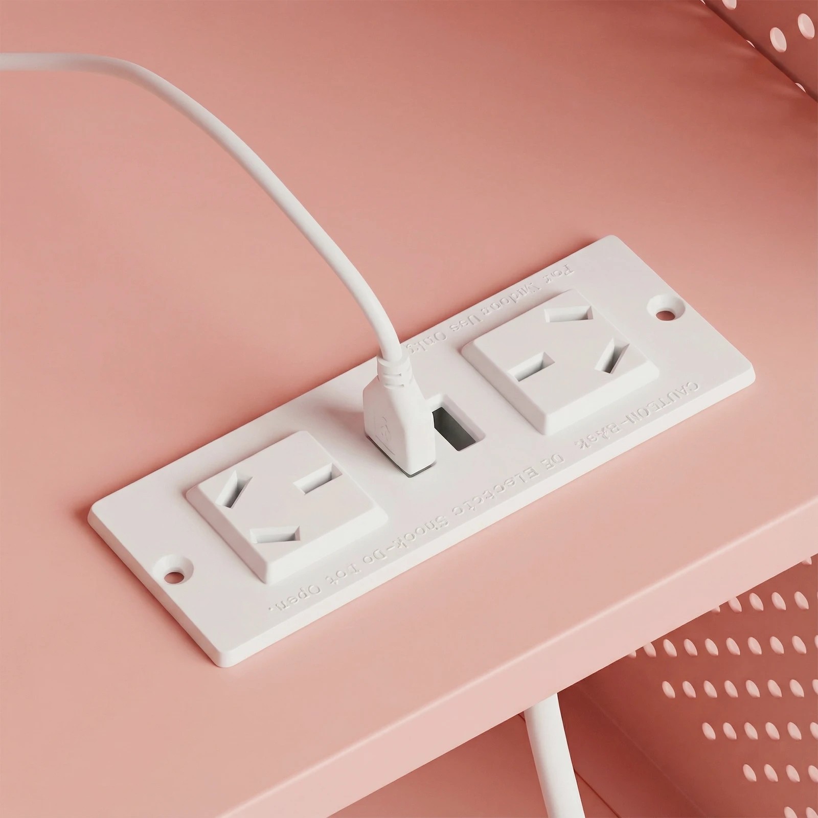 8 Advwin Movable Gaming Desk with LED Lights & Power Outlet, 8 of 8