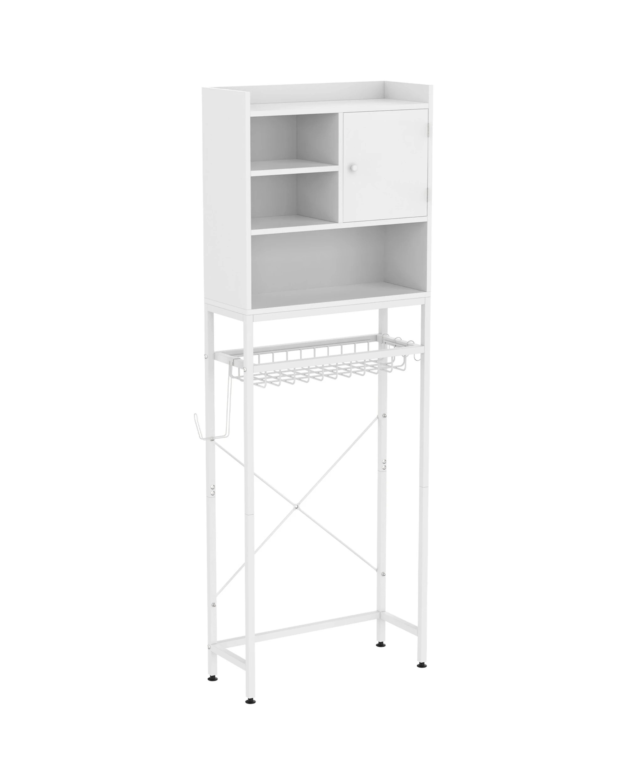 1 Advwin Over Toilet Storage Cabinet Bathroom Organizer Shelf, 1 of 10