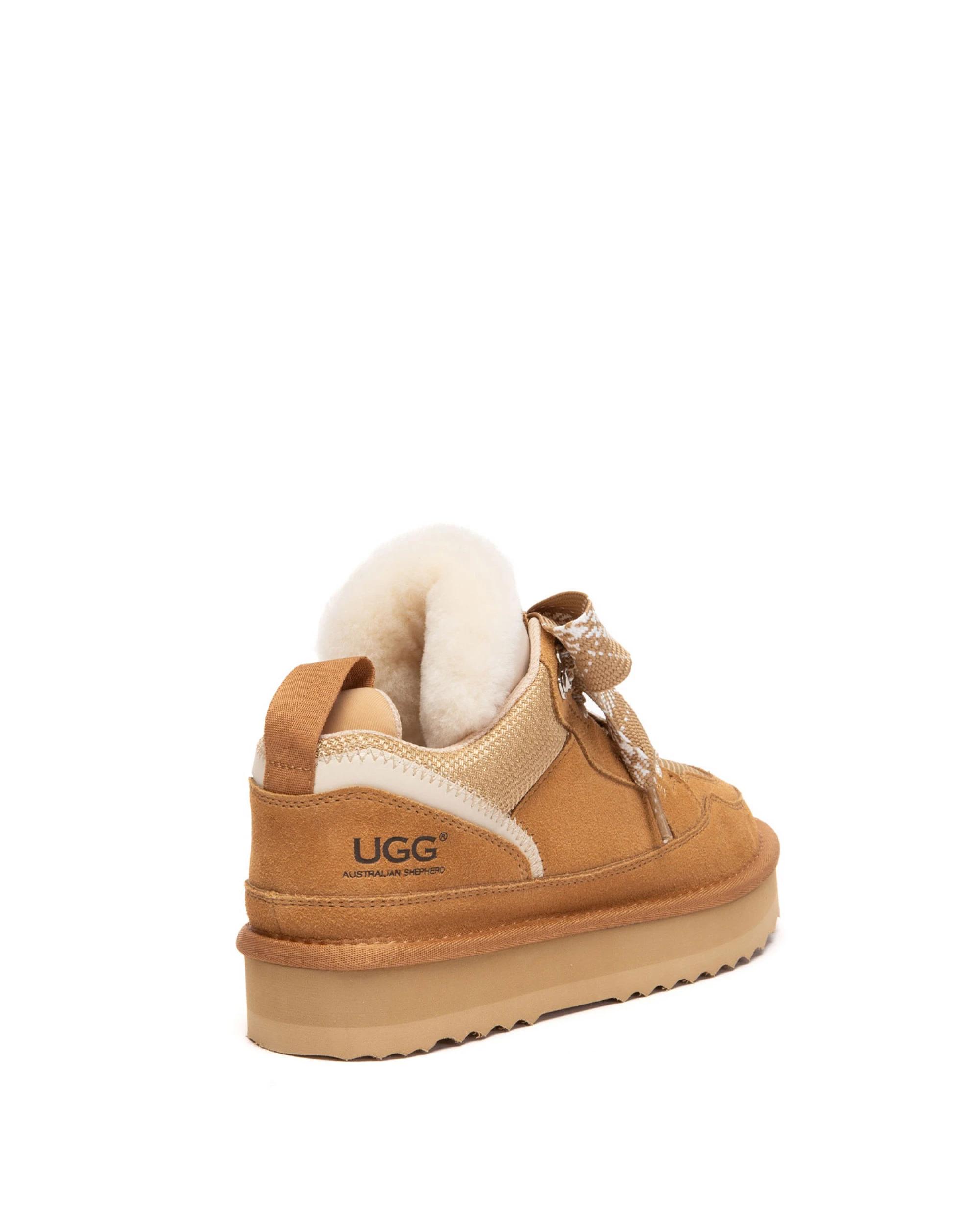 3 Australian Shepherd UGG Kids Parkyr Sneakers CHESTNUT, 3 of 5