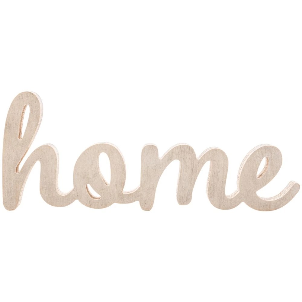 1 Born Plywood Sign Home, 1 of 4