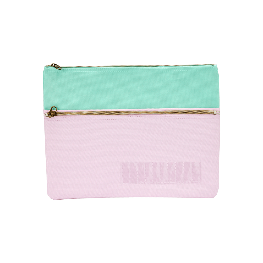 1 Pencil Case with Letters - Mint/Lilac, 1 of 7