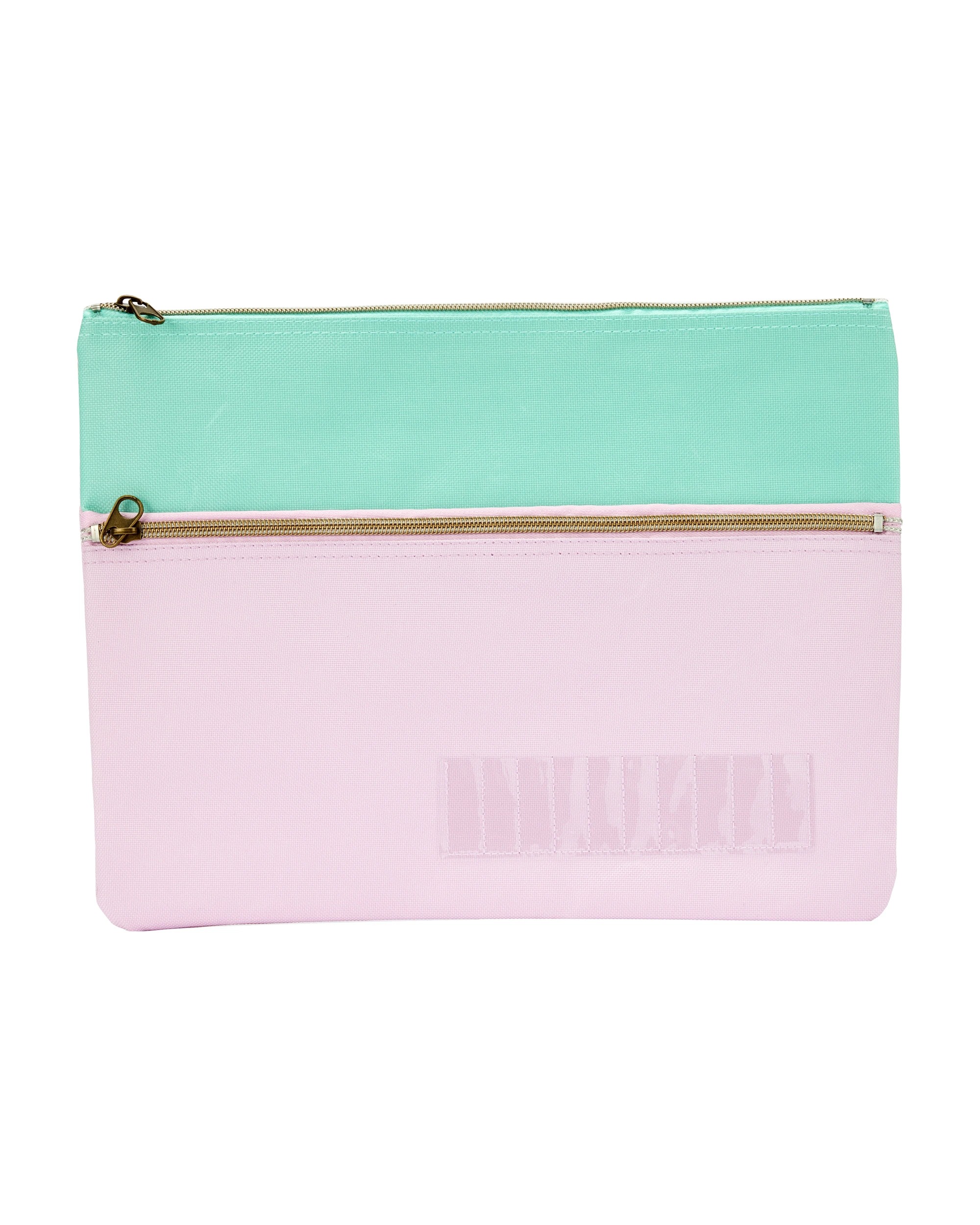 1 Pencil Case with Letters - Mint/Lilac, 1 of 7