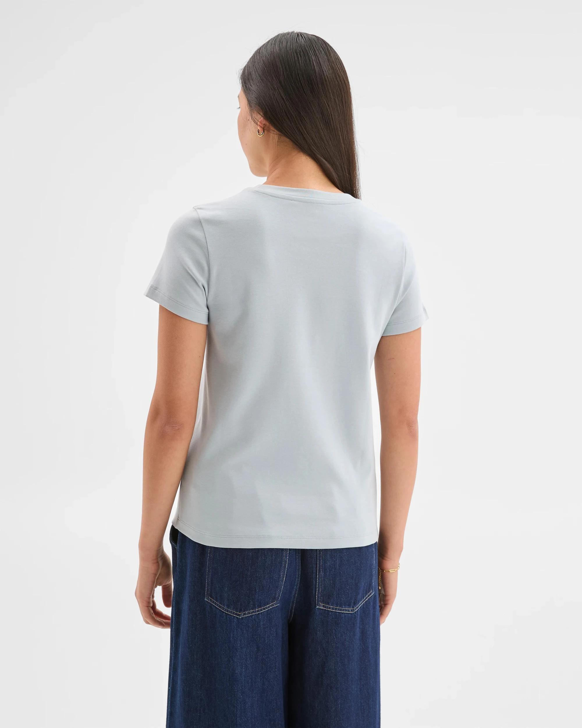 4 Target Australian Cotton Interlock Neat T-Shirt BABY BLUE, 4 of 5