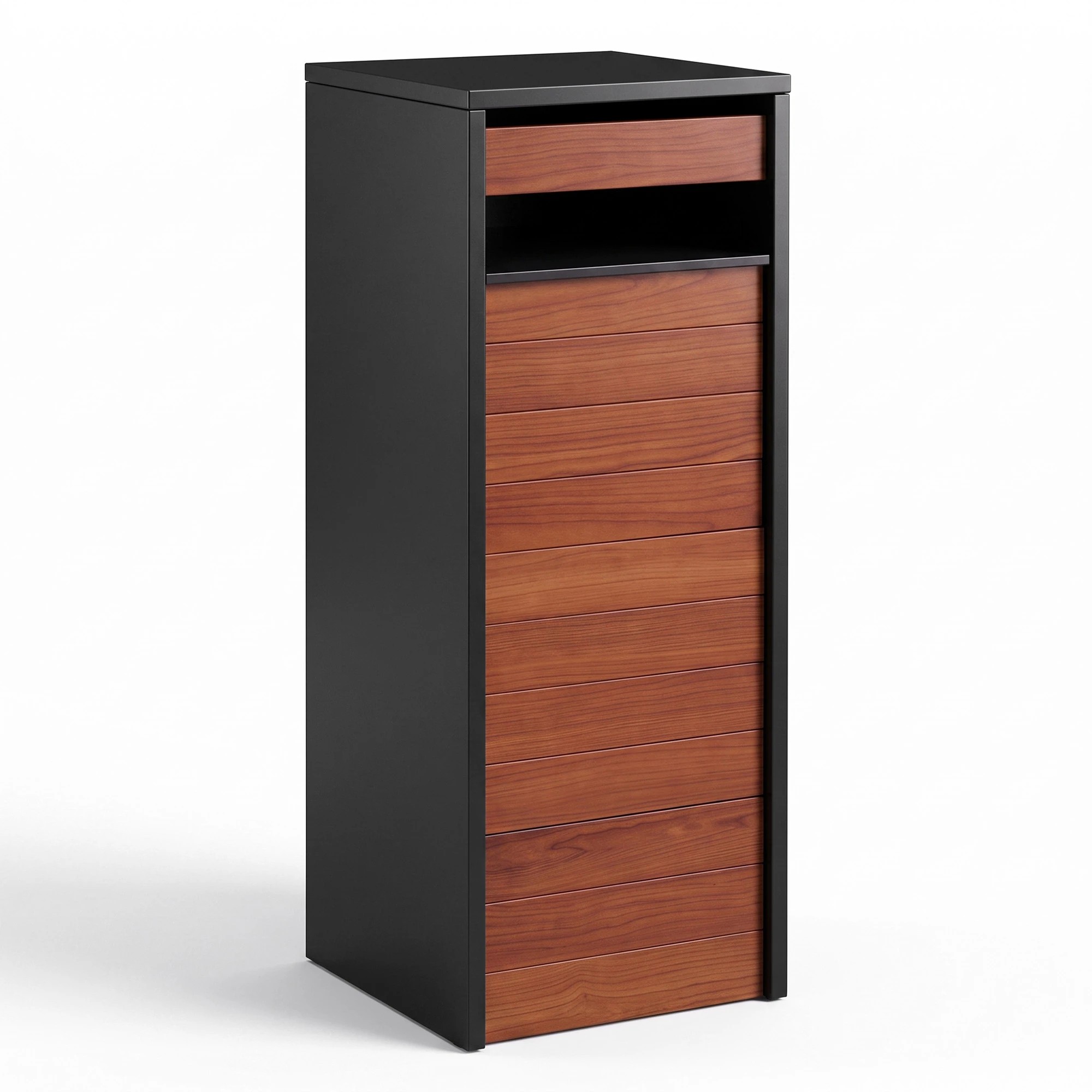 1 Gardeon Parcel Letterbox Drop Box Package with Lock - Natural, 1 of 8