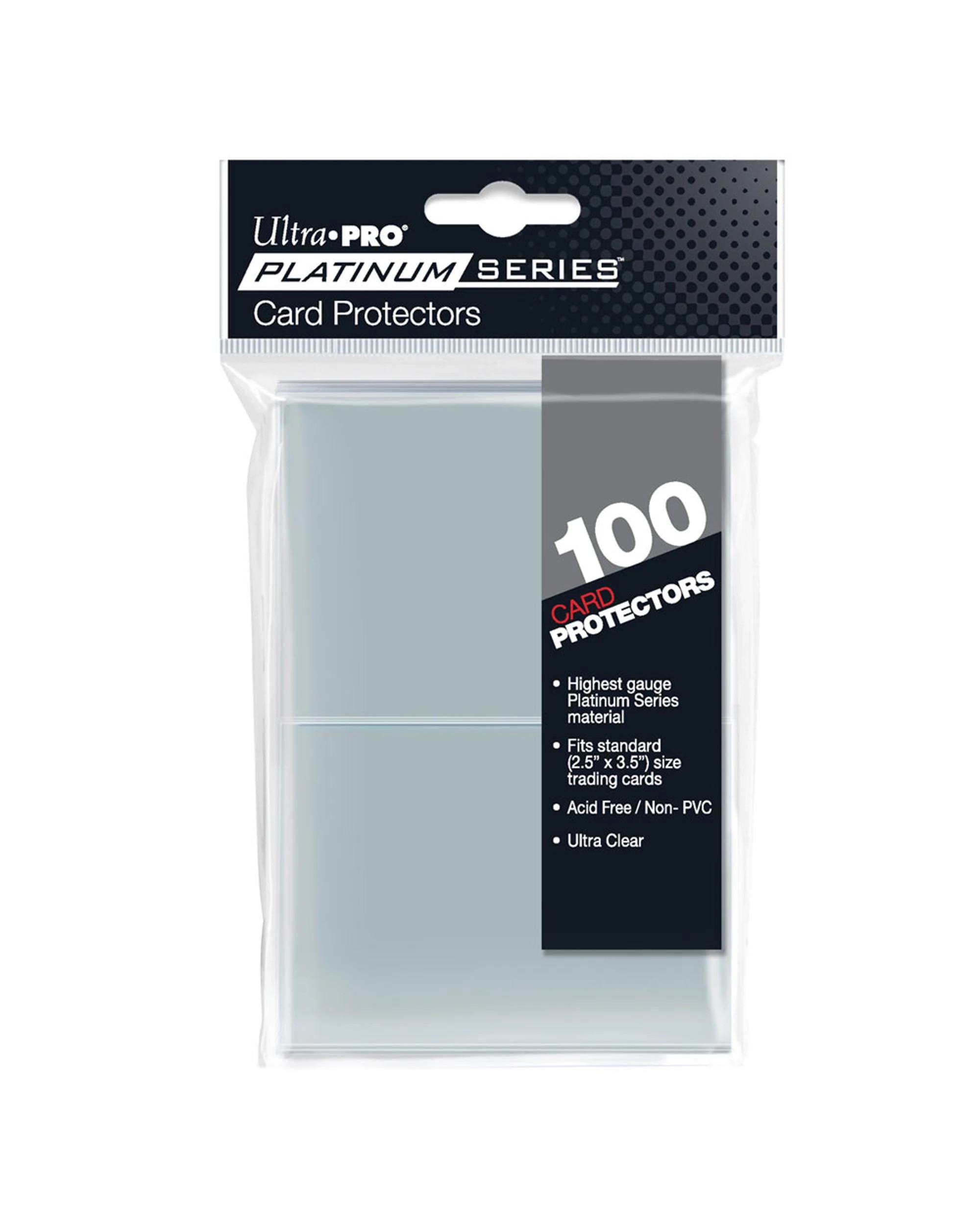 1 Ultra Pro 2.5 inch X 3.5 inch Platinum Series Card Protectors Clear 100 Pack, 1 of 1