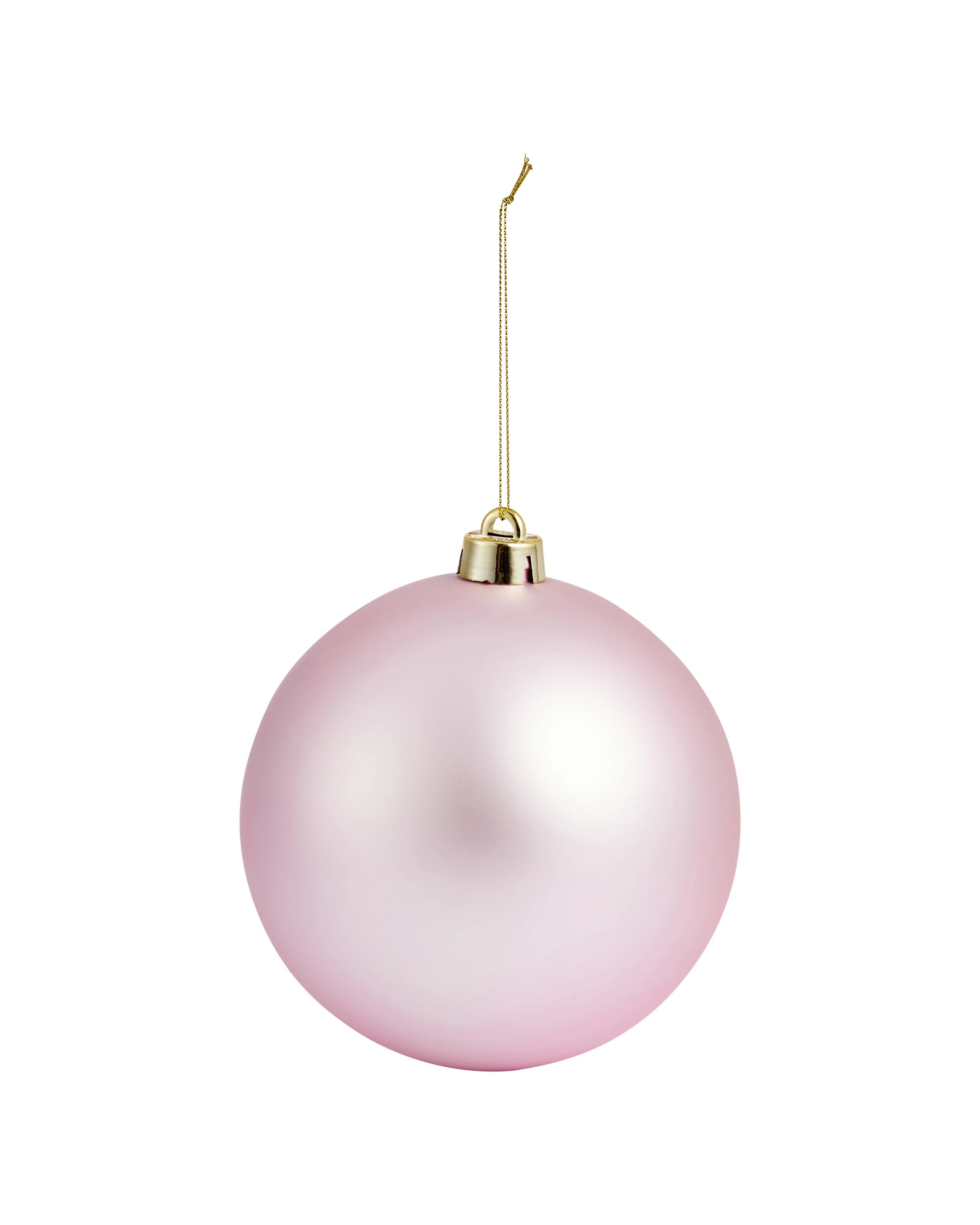 4 4 Pack 15cm Pink Baubles, 4 of 6