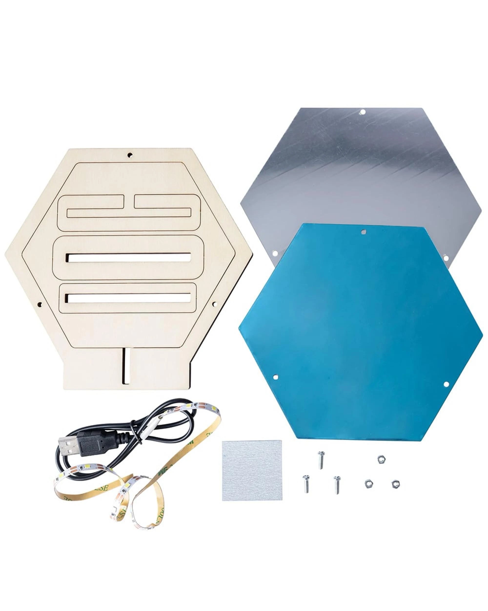 3 Heebie Jeebies Creator Infinity Mirror Optical Illusion of Light Depth DIY Kit, 3 of 5