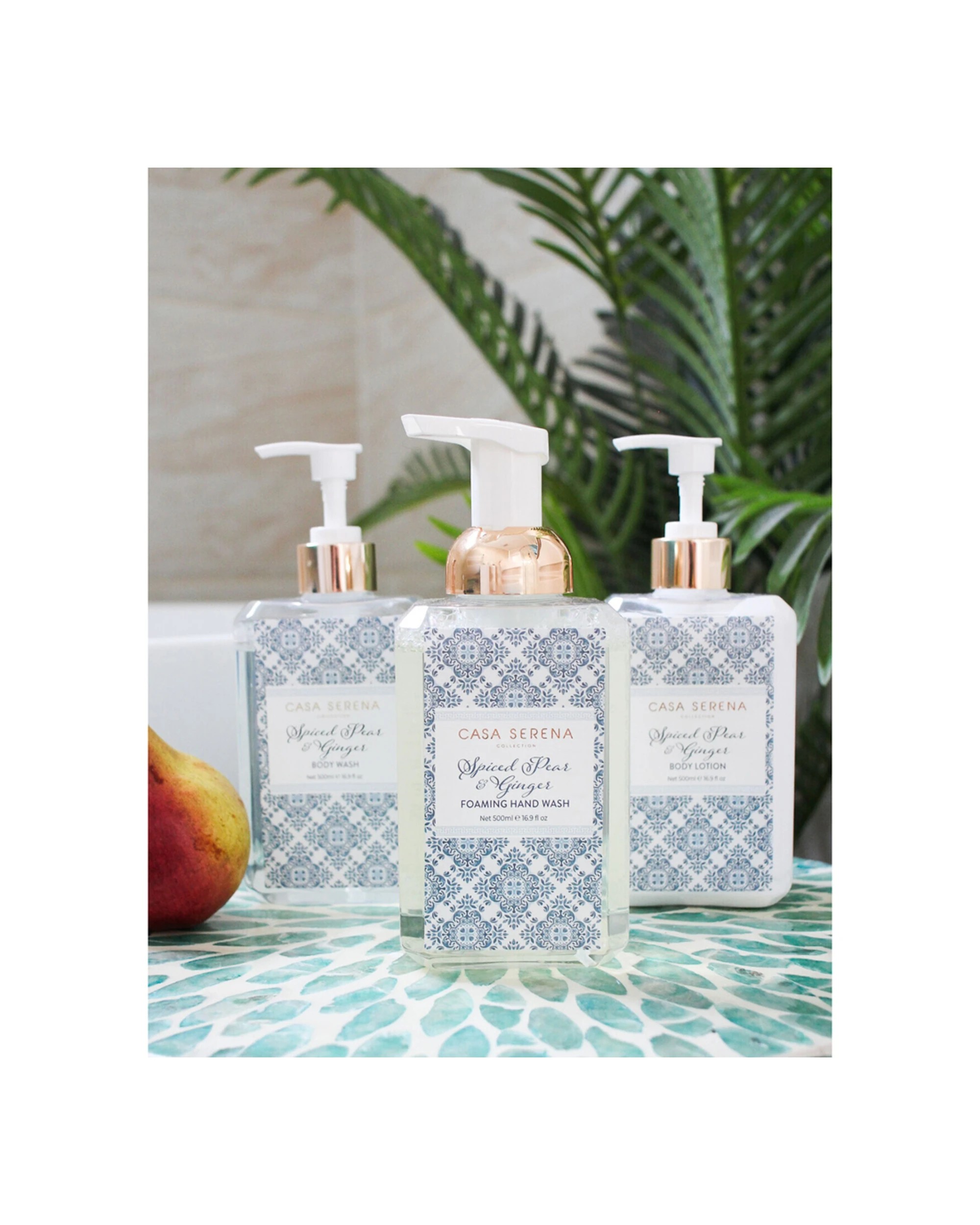 2 LVD Casa Serena 500ml Body Wash Liquid Spiced Pear and Ginger - Clear, 2 of 3