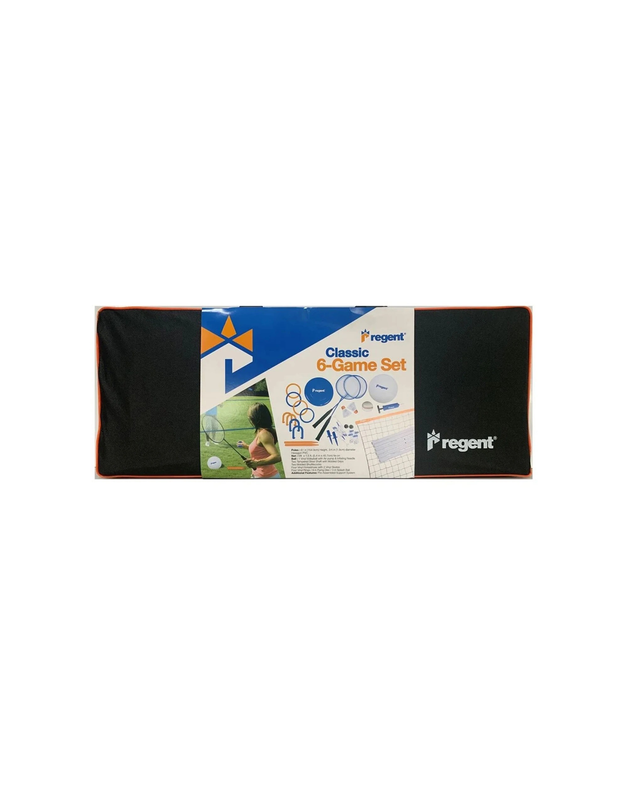 1 Regent Classic 6-Game Combo Indoor Outdoor Play Set - Multi, 1 of 2