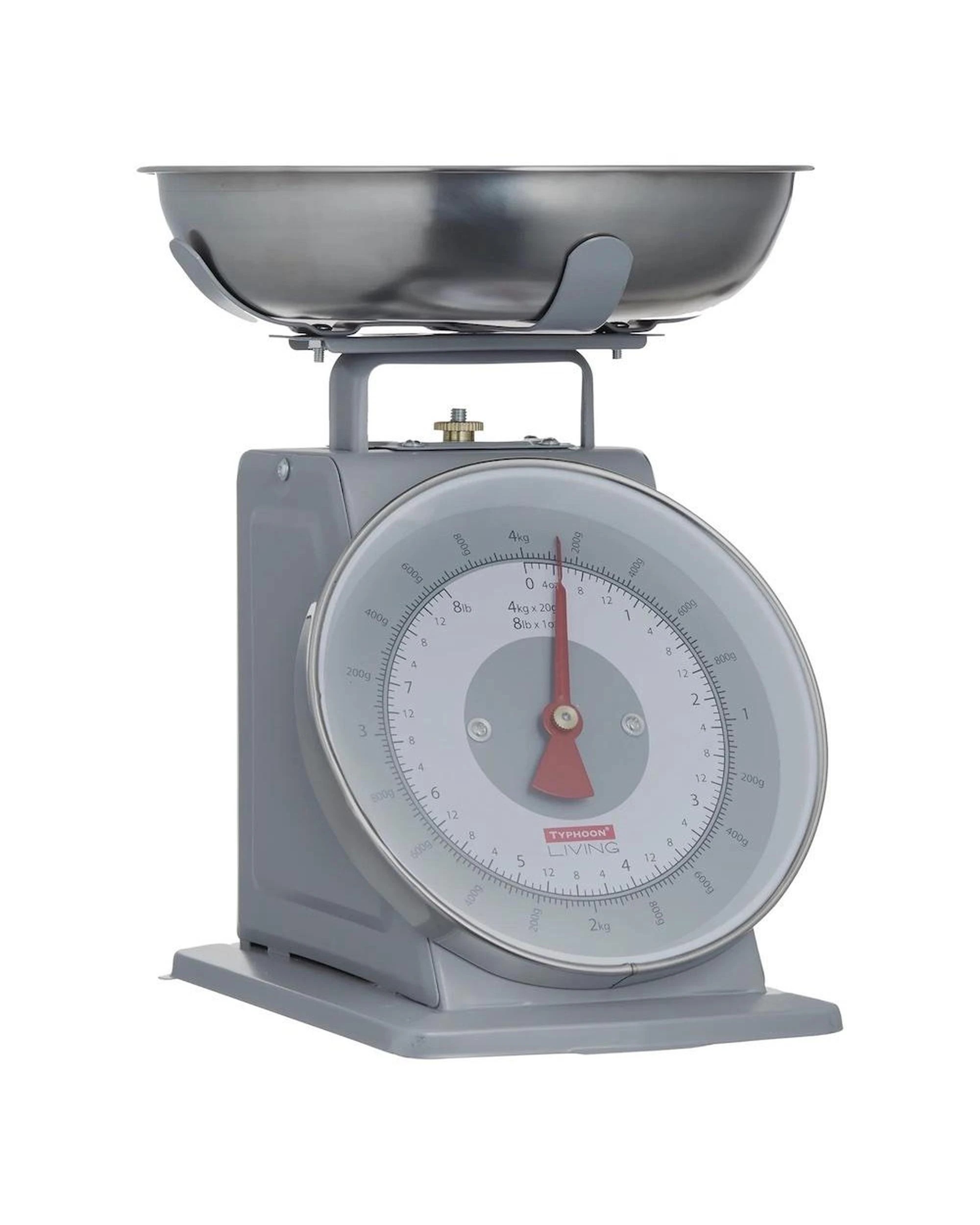 1 Typhoon Living Kitchen Scales 4kg  Grey, 1 of 3