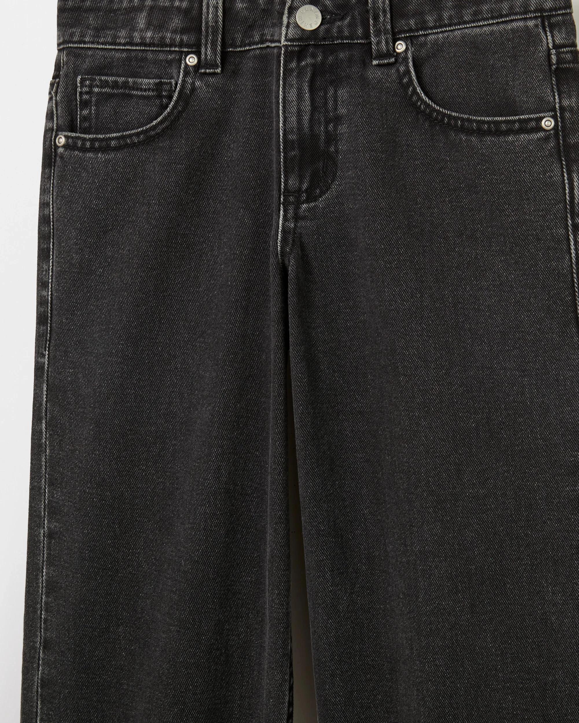 7 Target Wide Leg Denim Jeans BLACK, 7 of 8