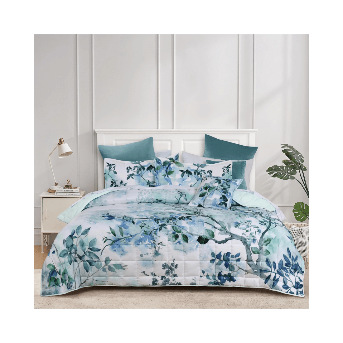 2 Bianca Bedding Woodbury Multi Quilted Polyester Bedspread Set - Multi, 2 of 5