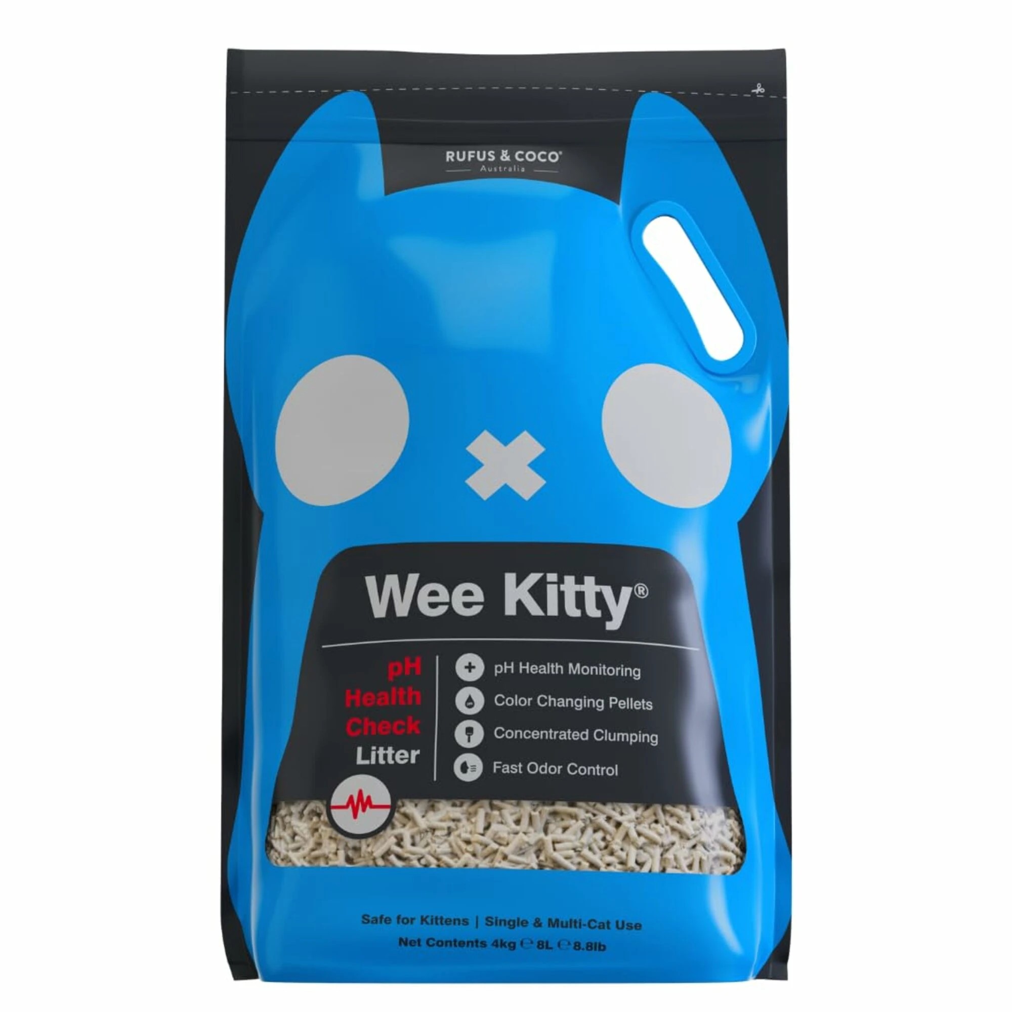 1 Wee Kitty Clumping Ph Health Check Cat Litter 9kg/18L, 1 of 1