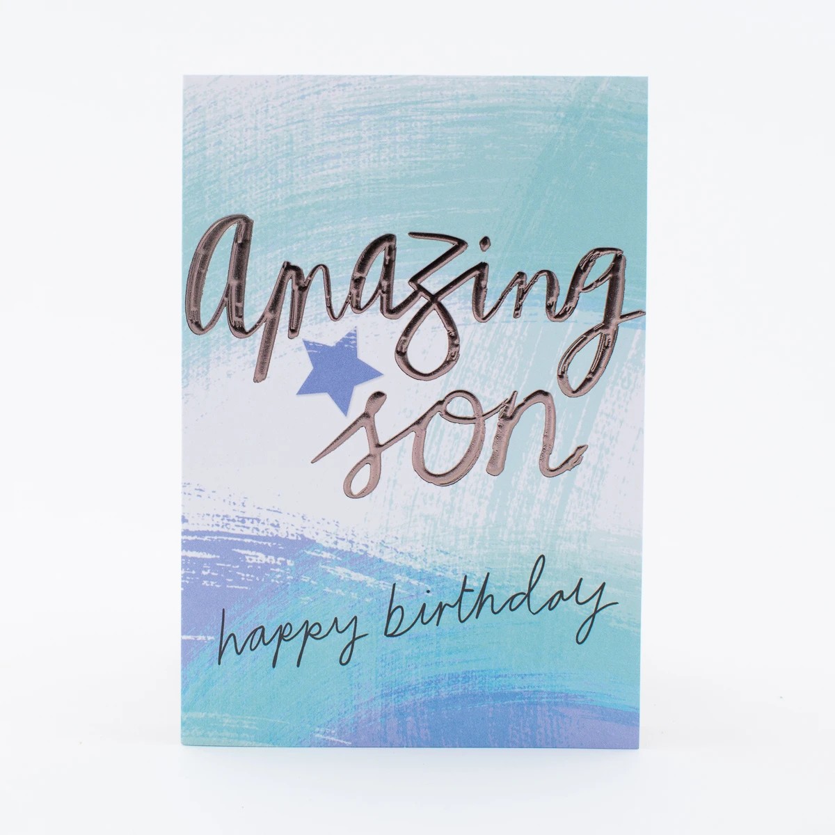 1 Hallmark Birthday Card For Son - Paint Strokes, 1 of 3