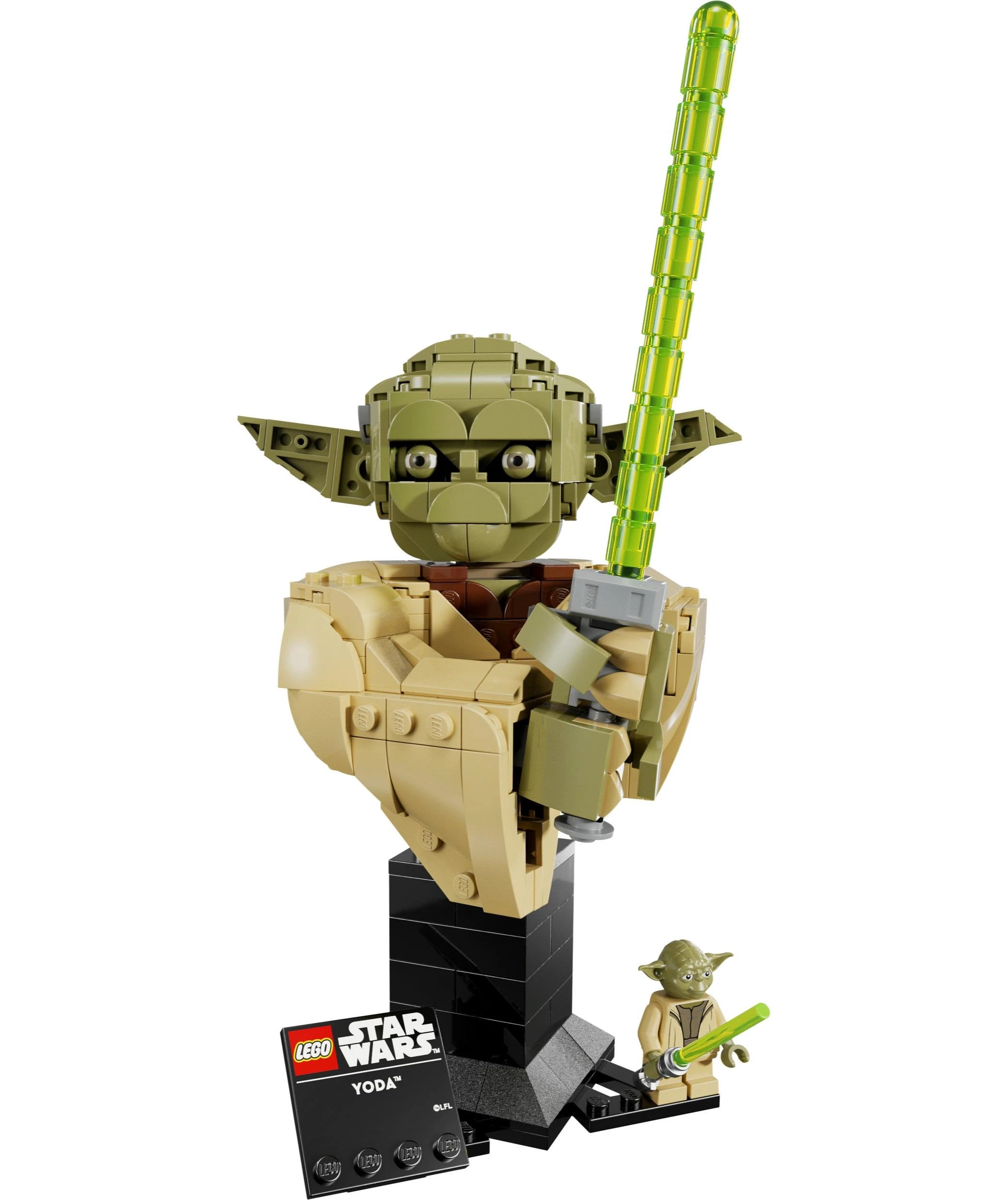 2 LEGO Star Wars Yoda Bust 75438, 2 of 10