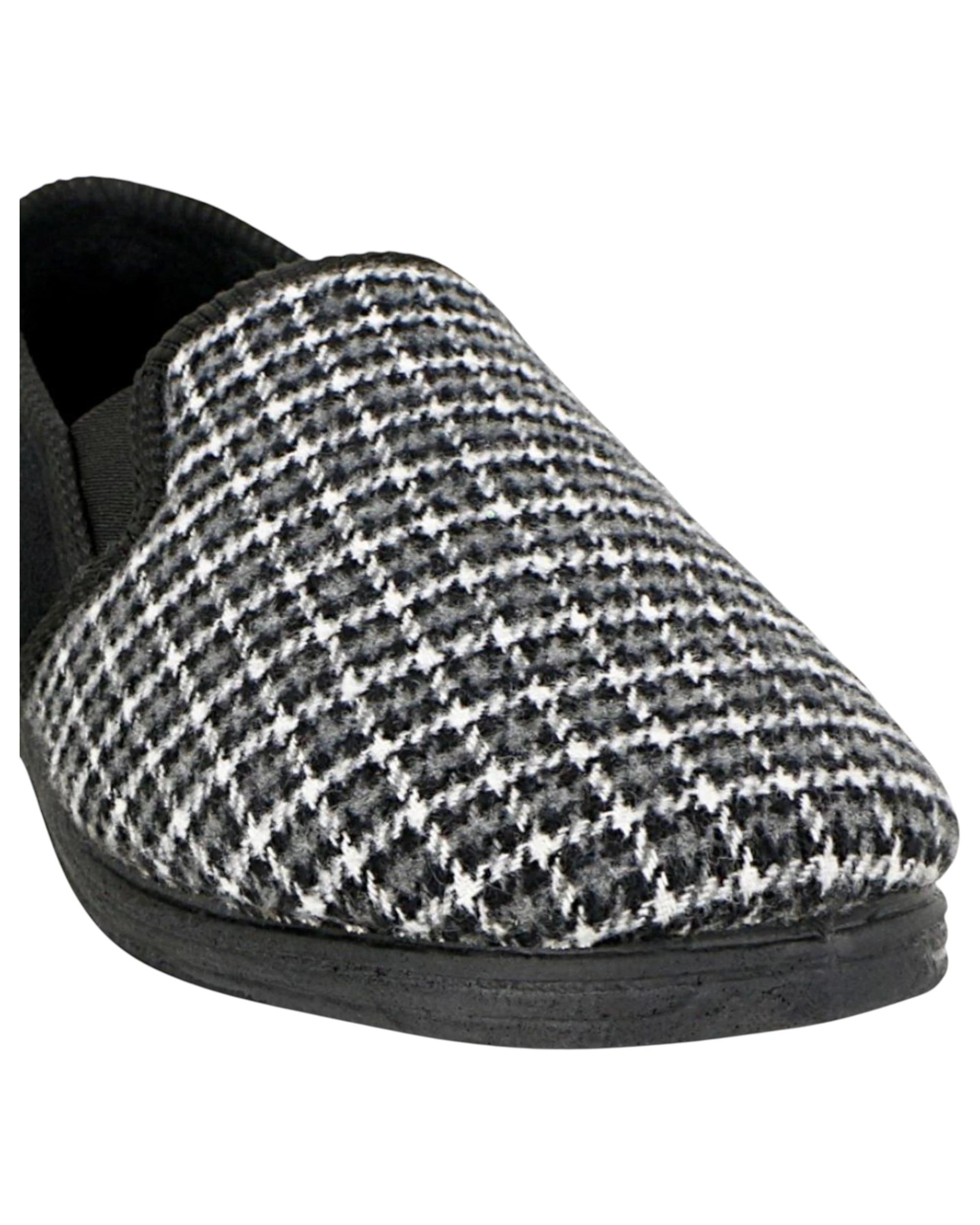 2 Grosby Mens Peter Charcoal/ Black Slippers Shoes Slip On CHARCOAL/BLACK, 2 of 3