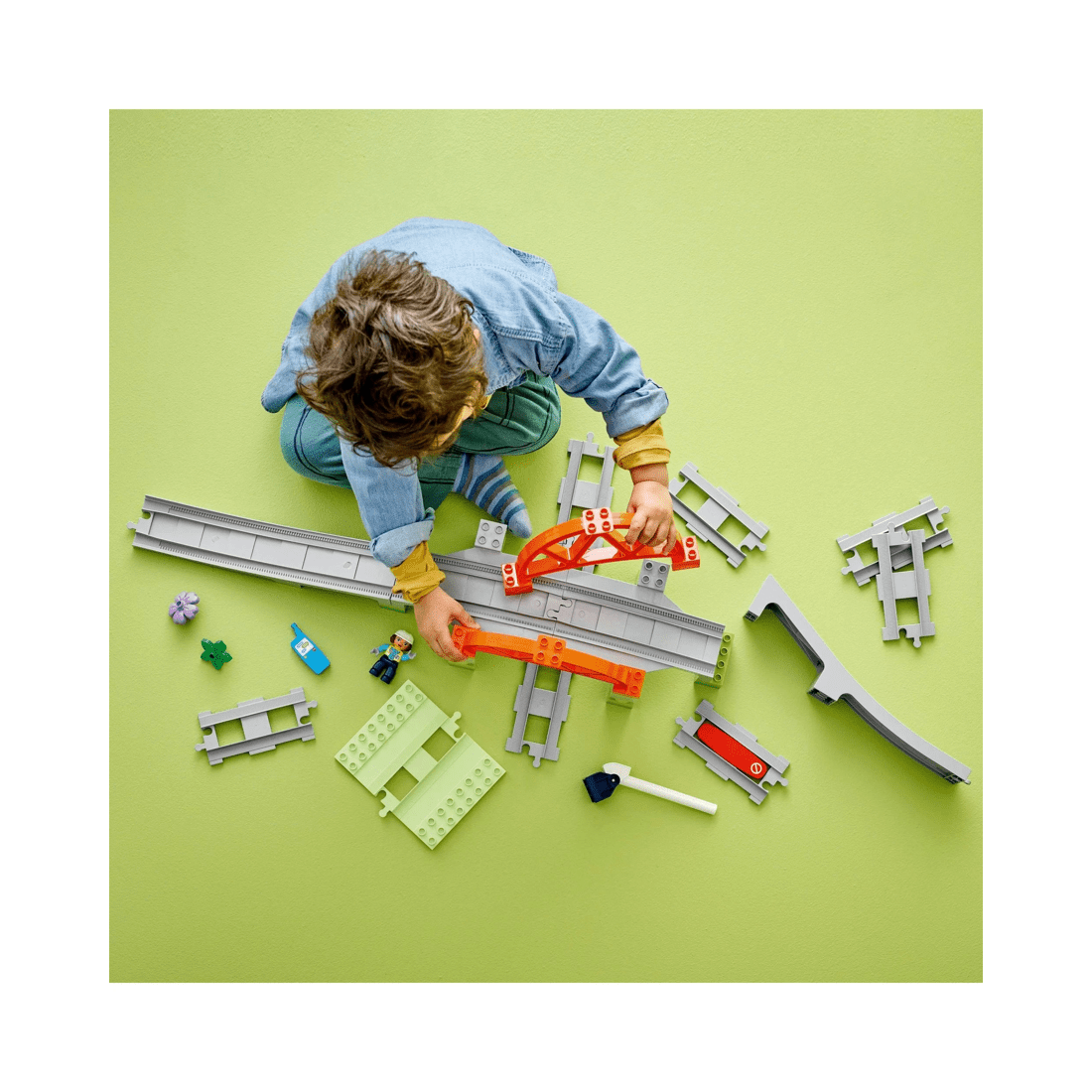 6 The LEGO Group LEGO DUPLO Town Train Bridge and Tracks Expansion Set - 10426, 6 of 10