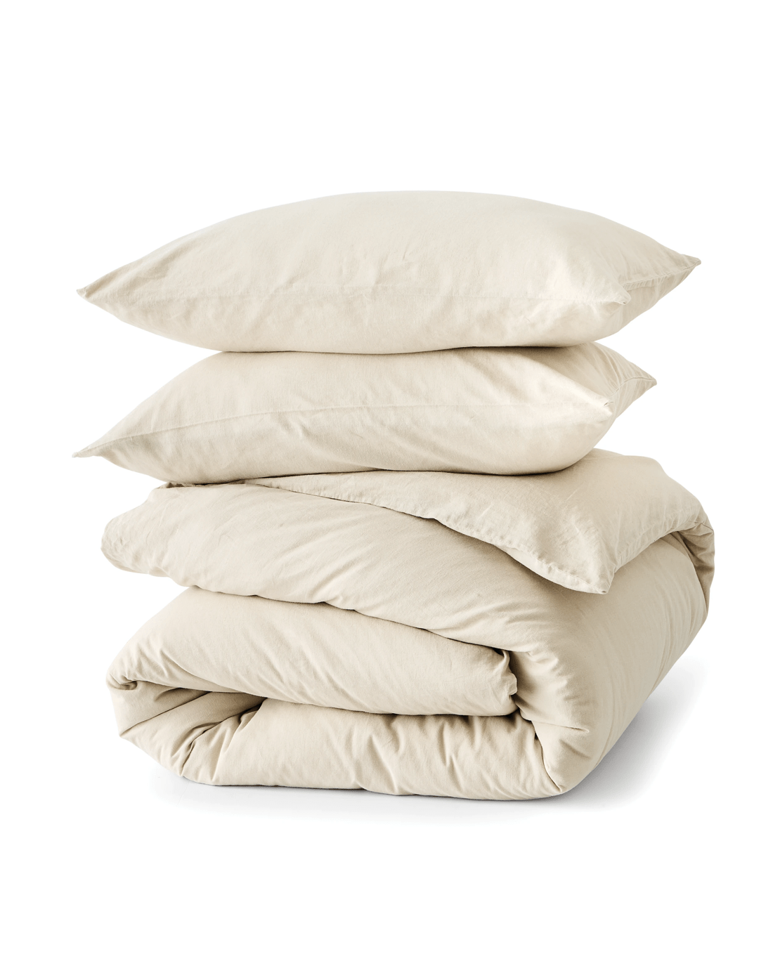 2 Kayden Linen Cotton Quilt Cover Set - Super King Bed, Natural, 2 of 3