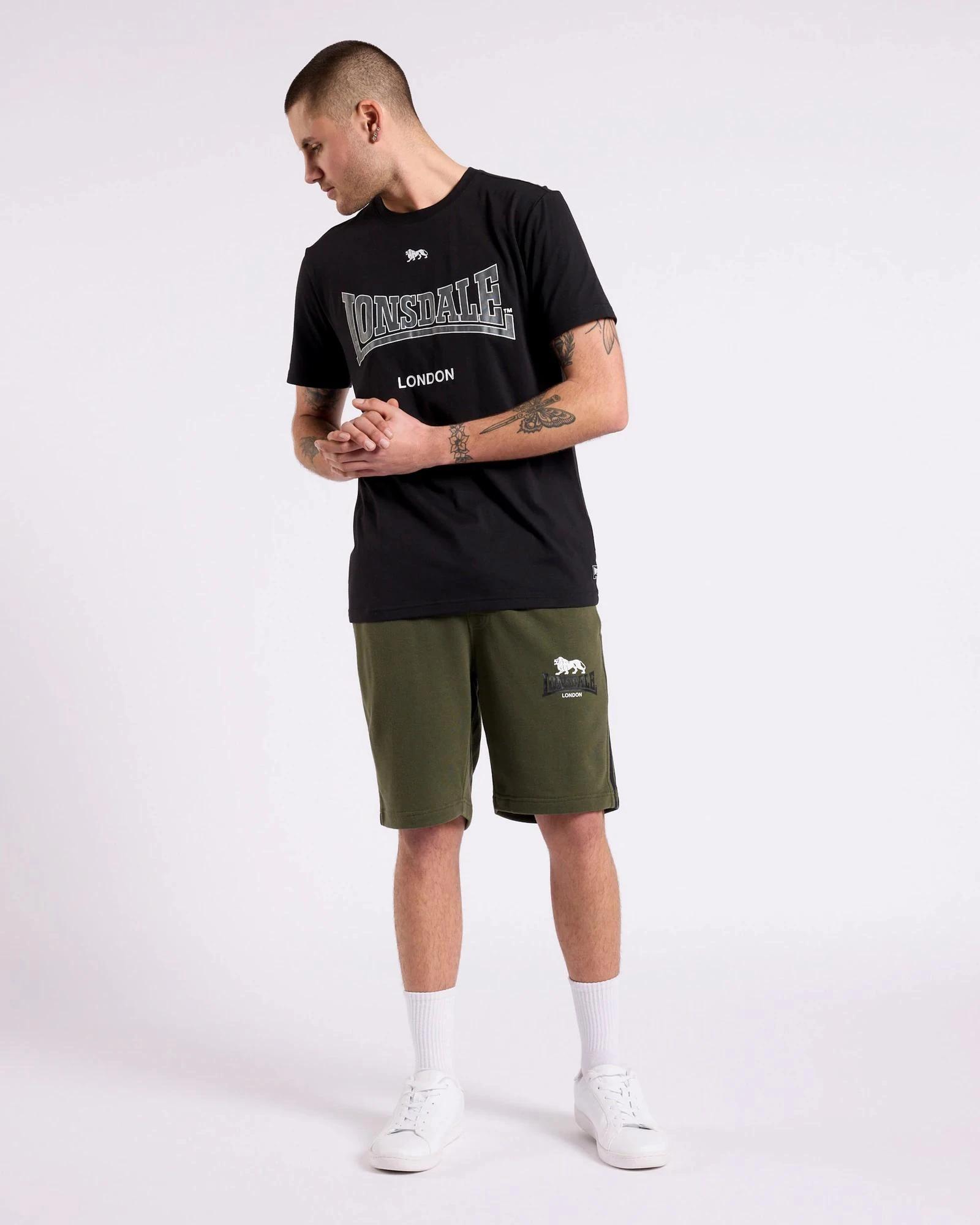 4 London T-Shirt - Lonsdale London BLACK, 4 of 5